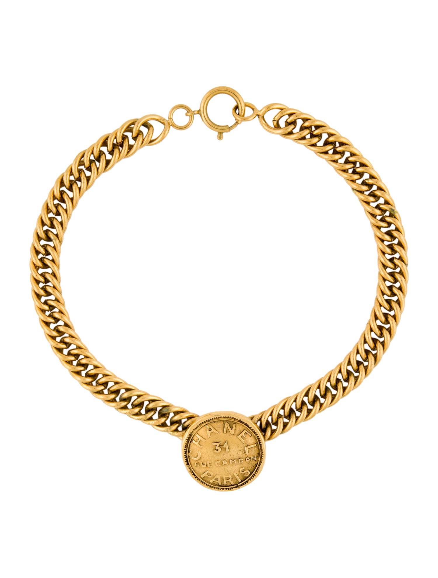 Chanel Vintage 31 Rue Cambon Pendant Necklace