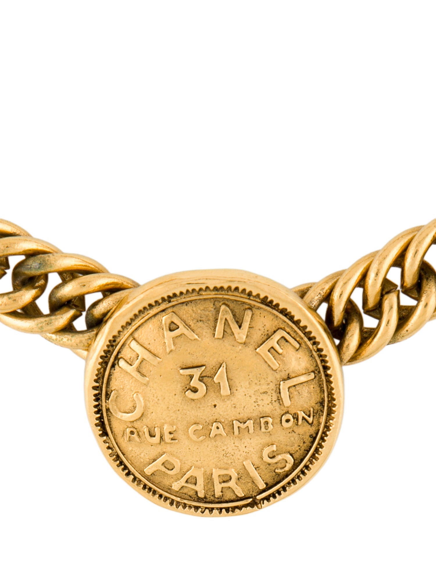 Chanel Vintage 31 Rue Cambon Pendant Necklace