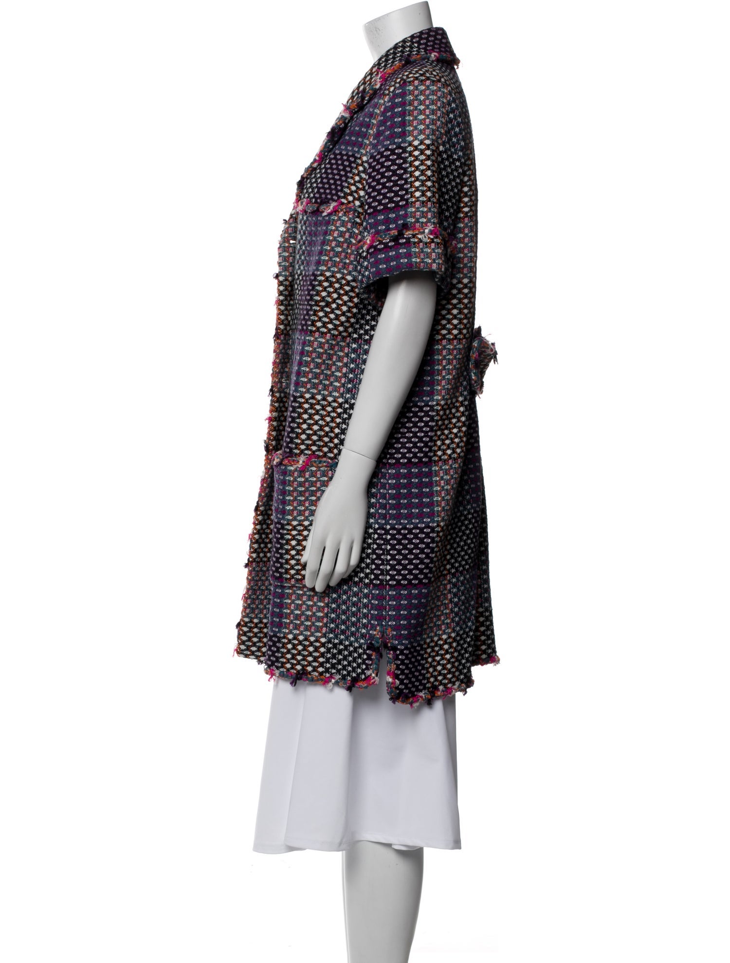 Chanel 2015 Tweed Pattern Coat