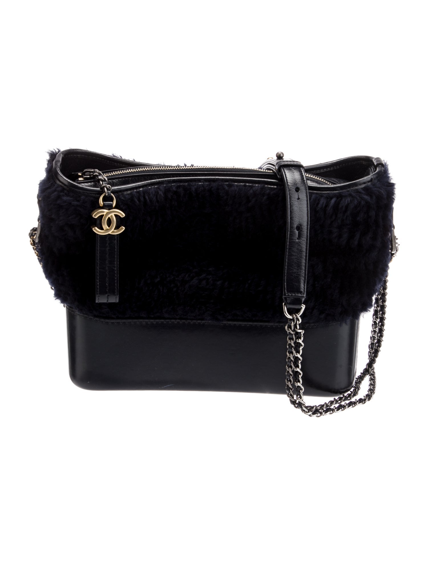 Chanel Medium Gabrielle Shearling Hobo