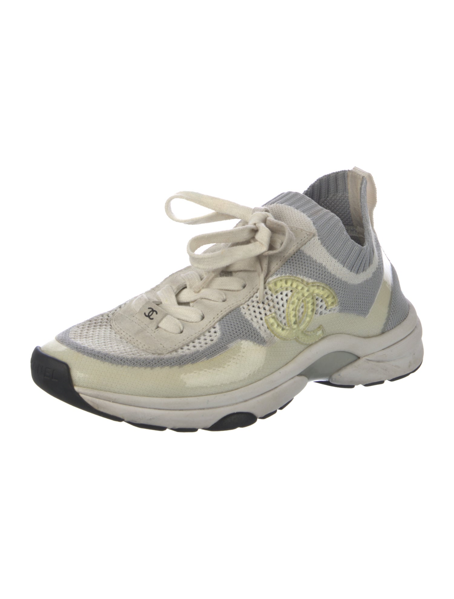 Chanel Interlocking CC Logo Sneakers