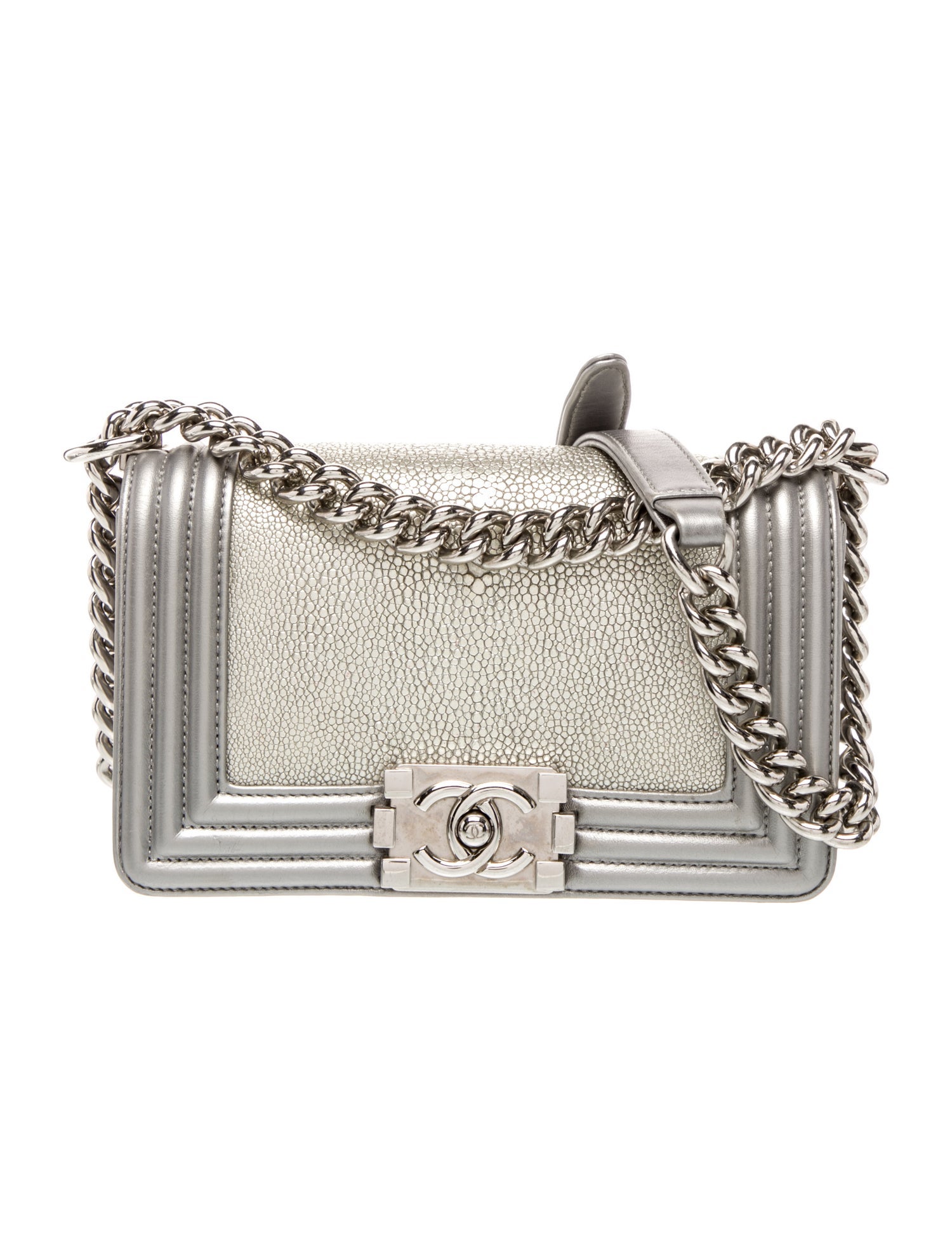 Chanel Small Galuchat Boy Bag