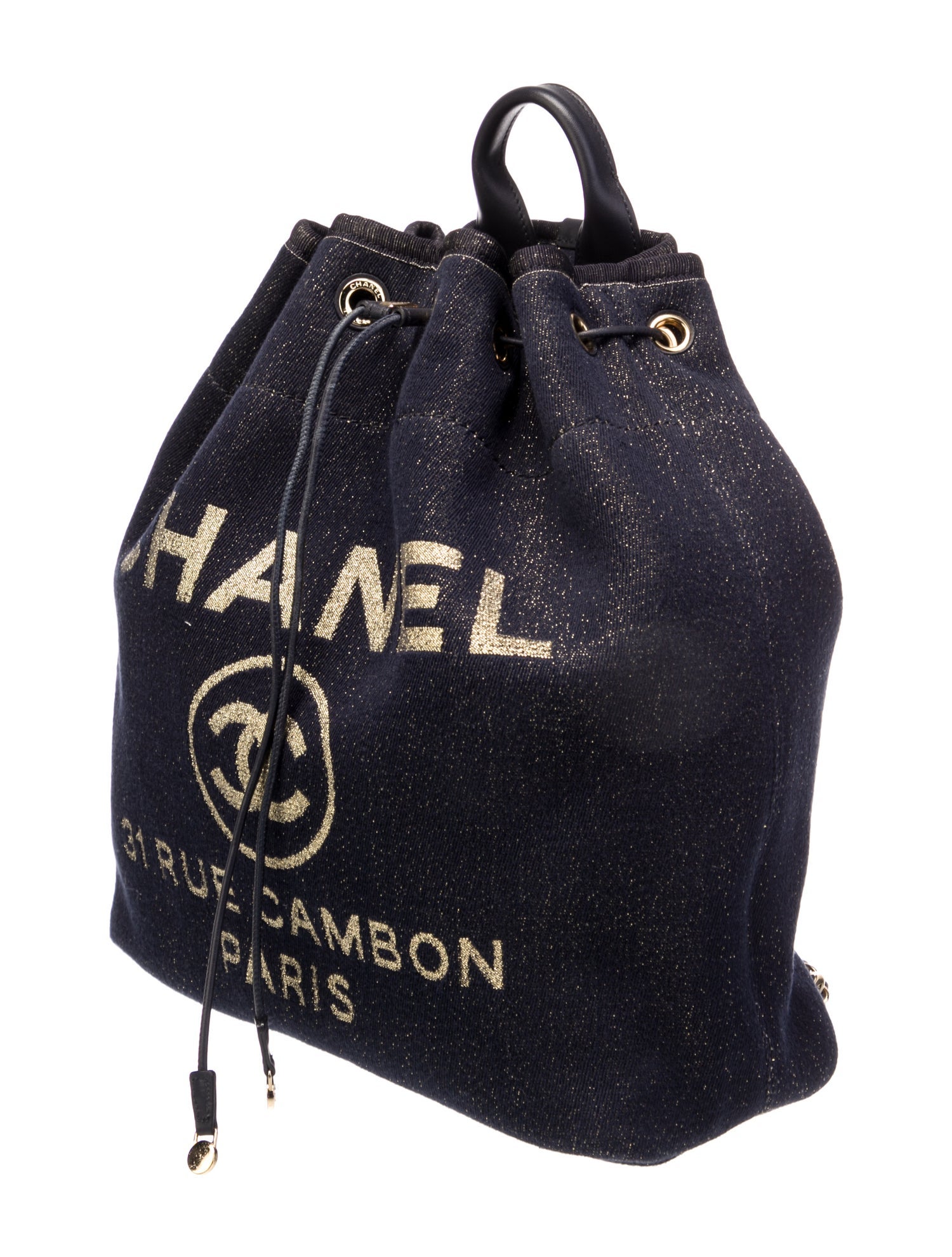 Chanel Canvas Deauville Backpack