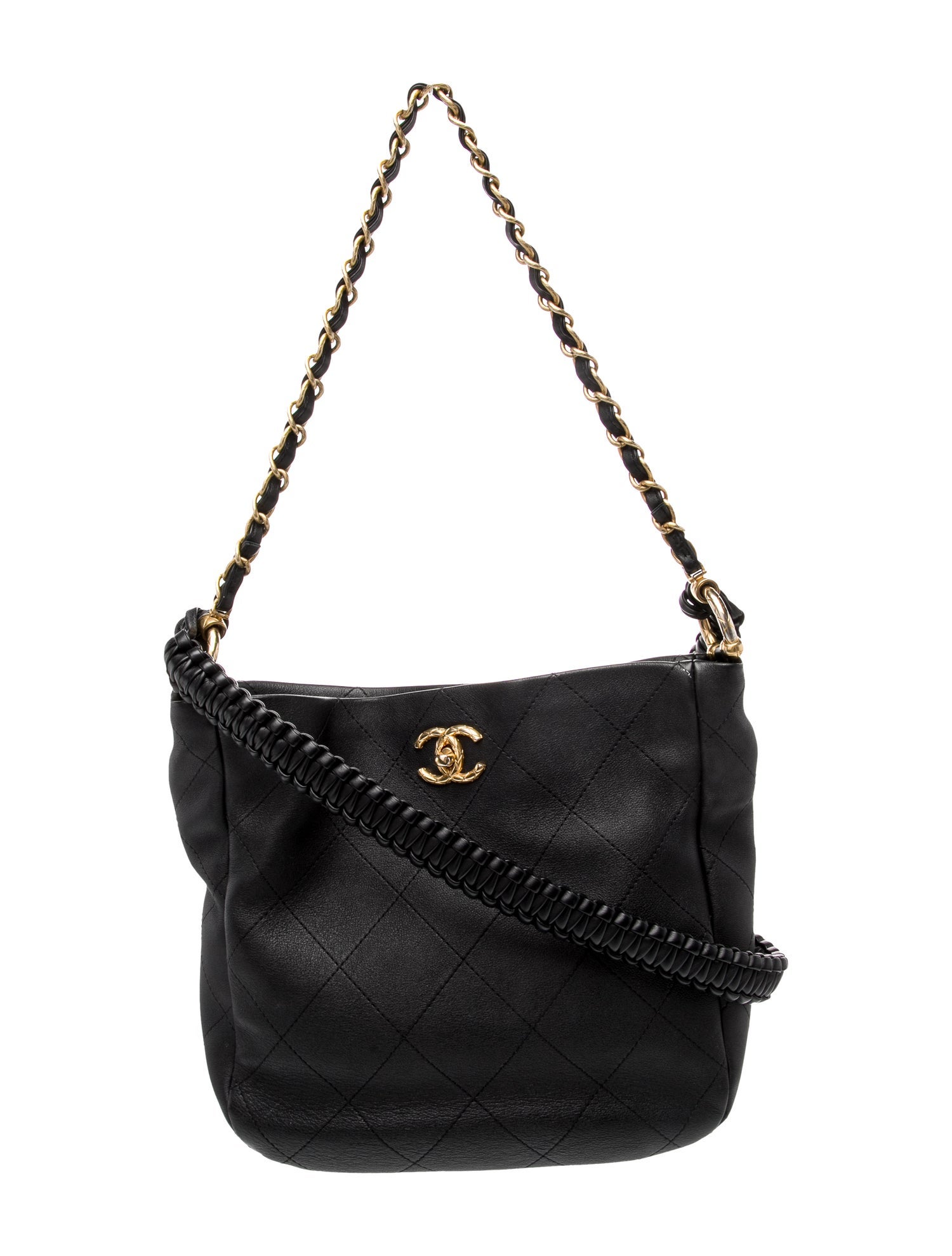 Chanel Braided Handle Chain Hobo