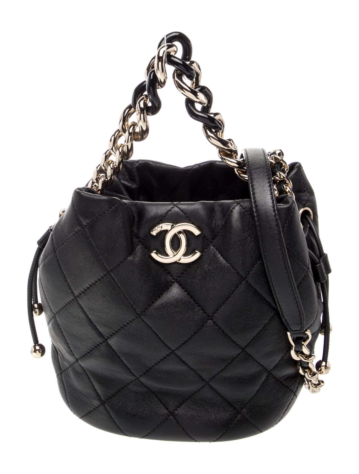 Chanel Elegant Chain Bucket Bag