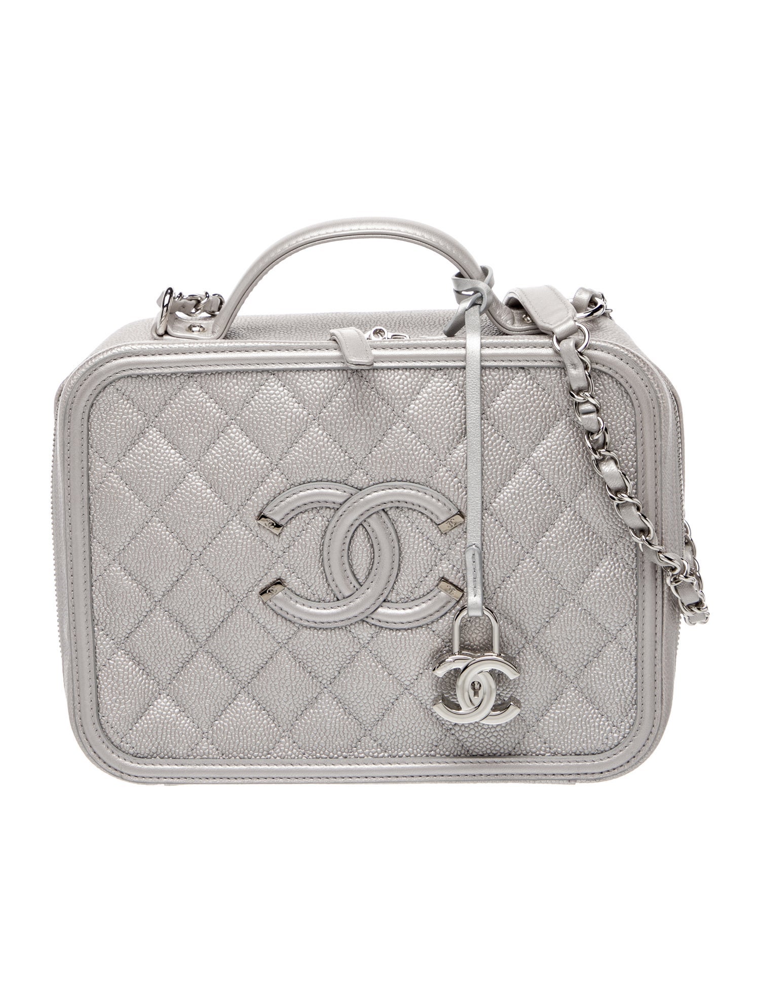 Chanel Large Filigree Vanity Case