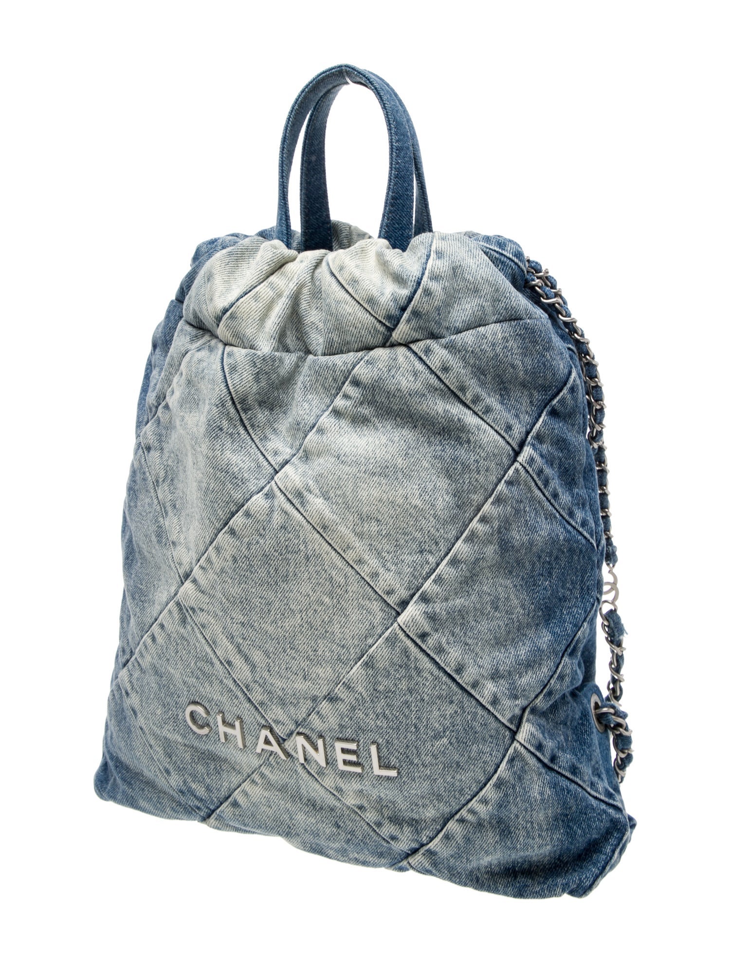 Chanel 2023 Denim 22 Backpack
