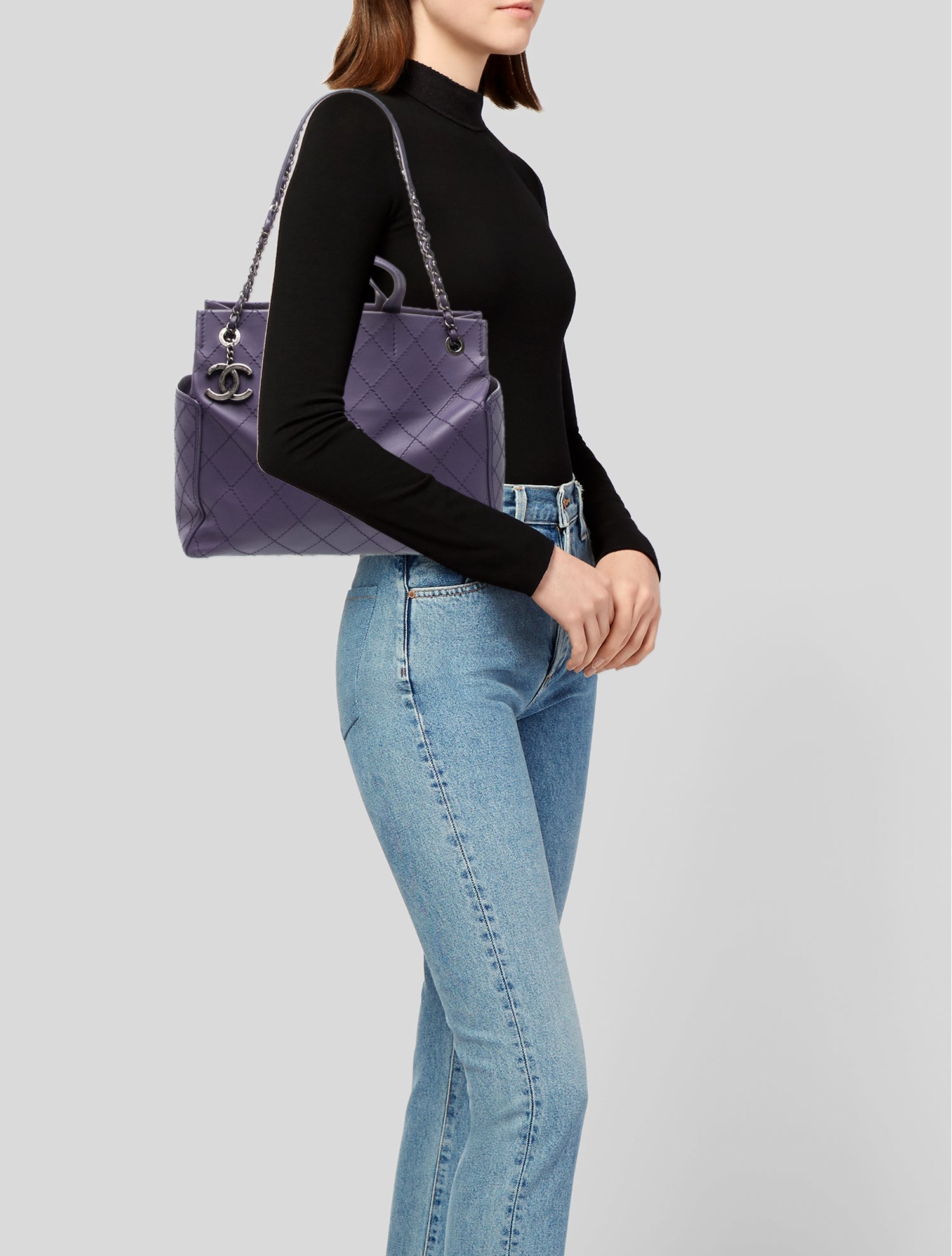 Chanel CC Quilted Pocket Tote