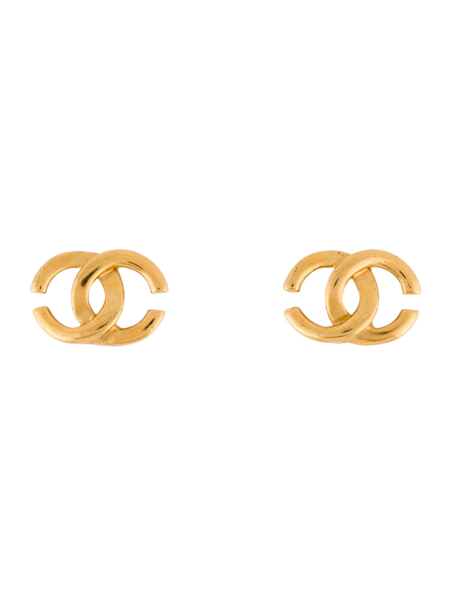 Chanel Vintage CC Clip-On Earrings