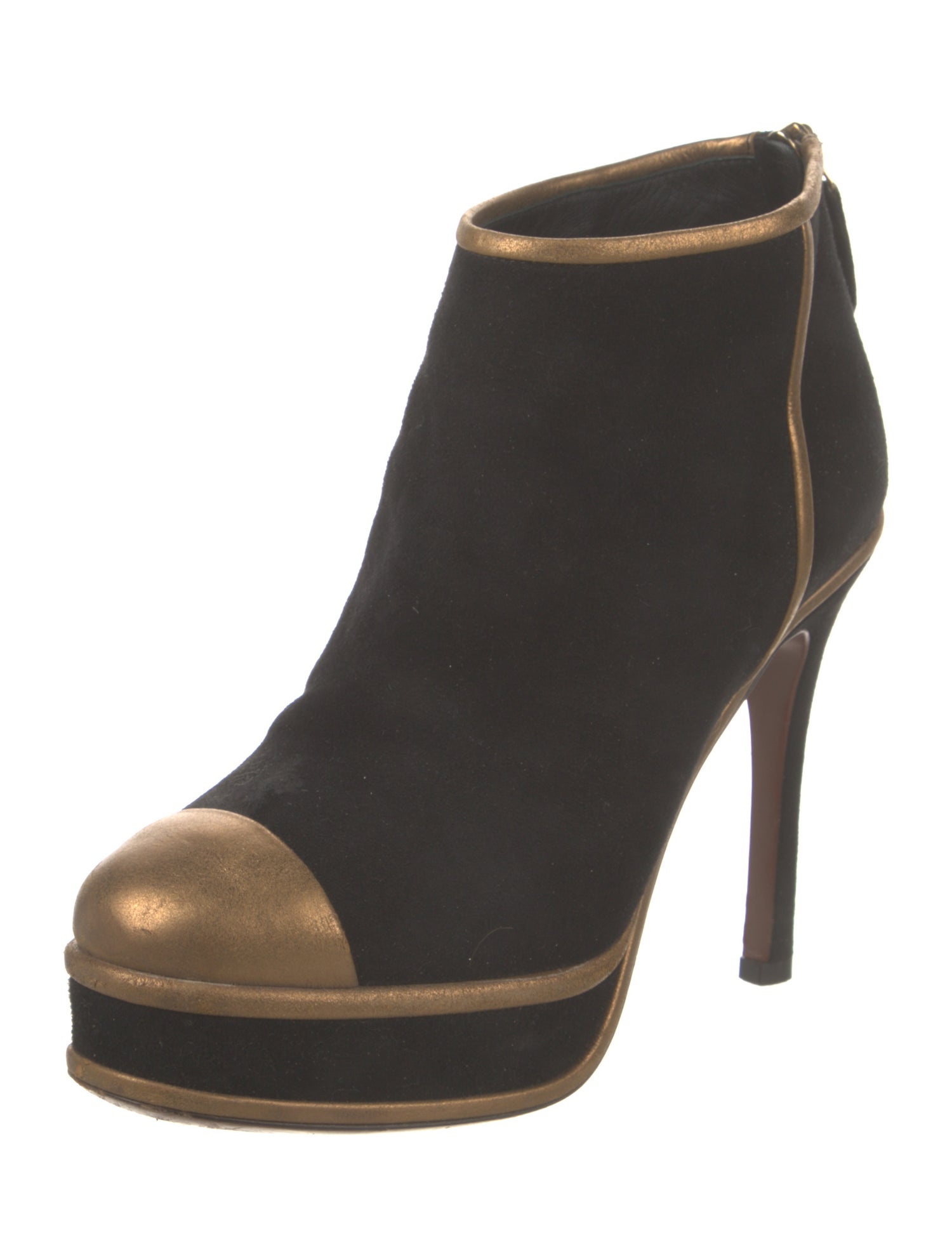 Chanel 2013 Interlocking CC Logo Boots