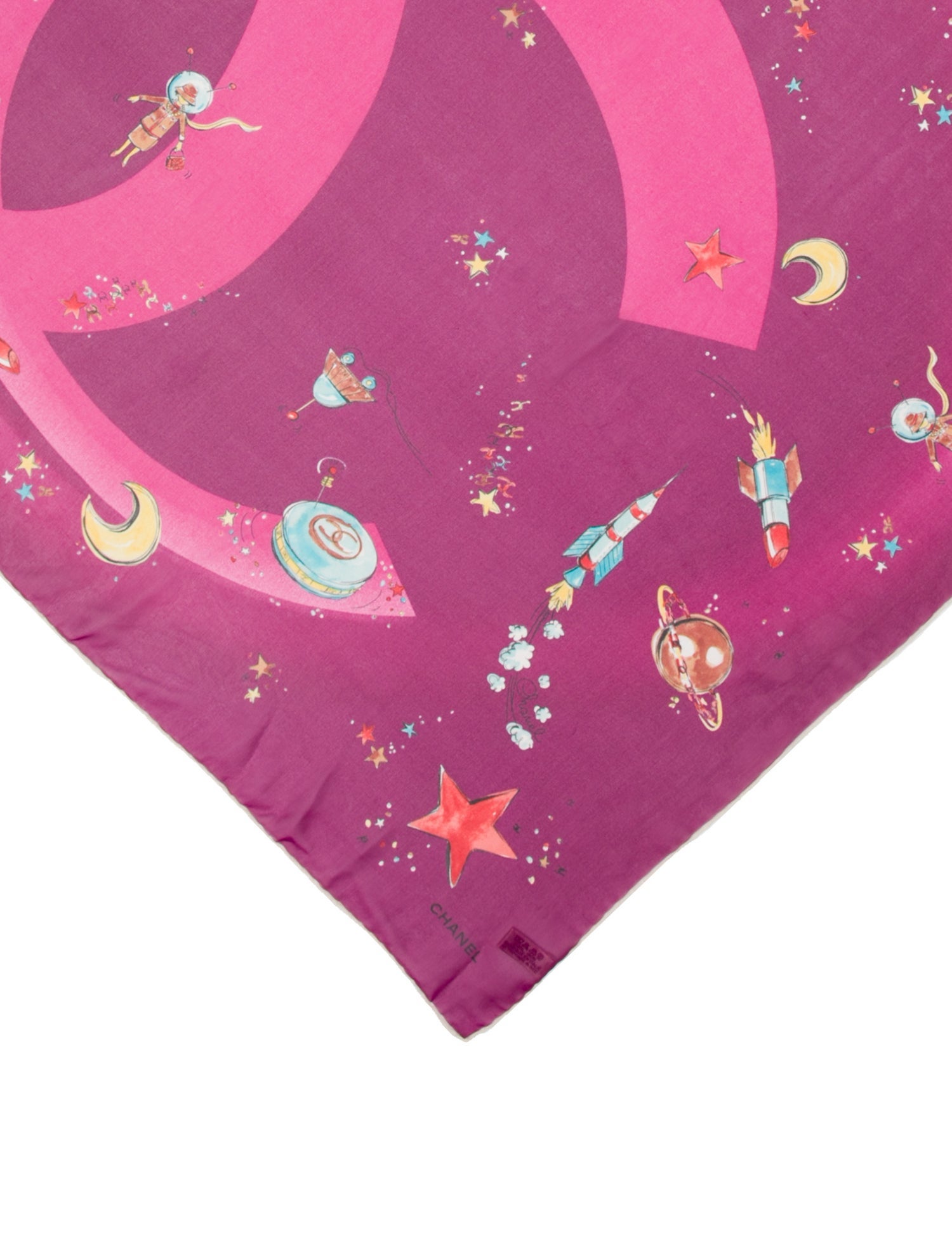 Chanel Silk Printed Scarf