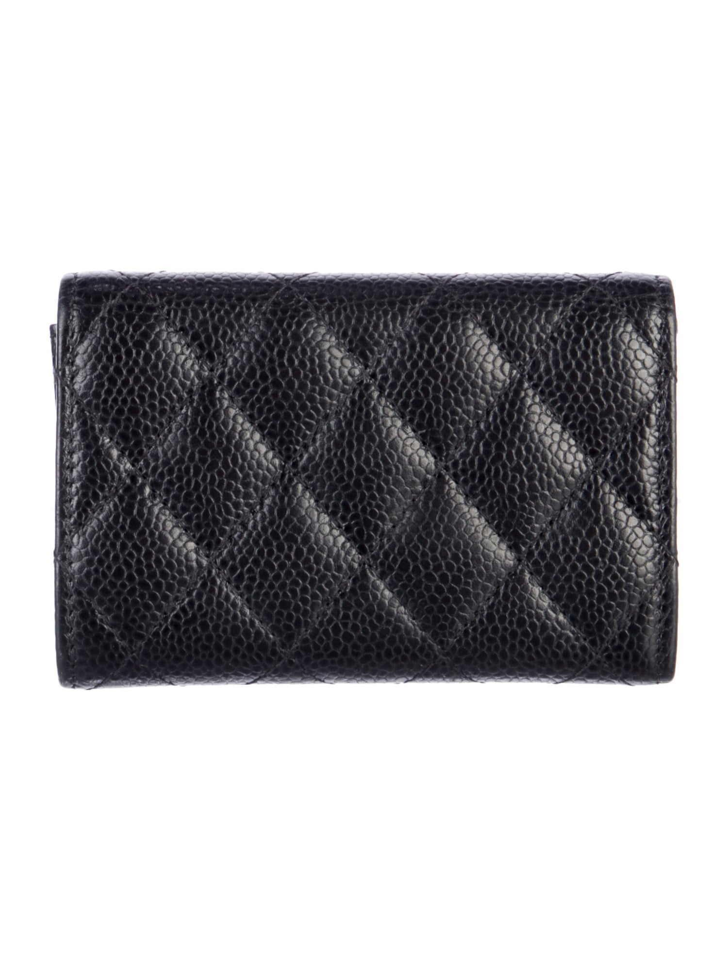 Chanel 2017-2018 Interlocking CC Logo Trifold Wallet