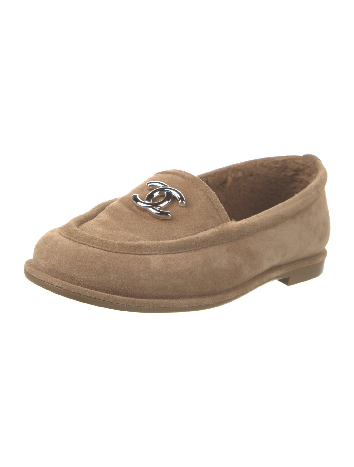 Chanel 2024 Interlocking CC Logo Loafers