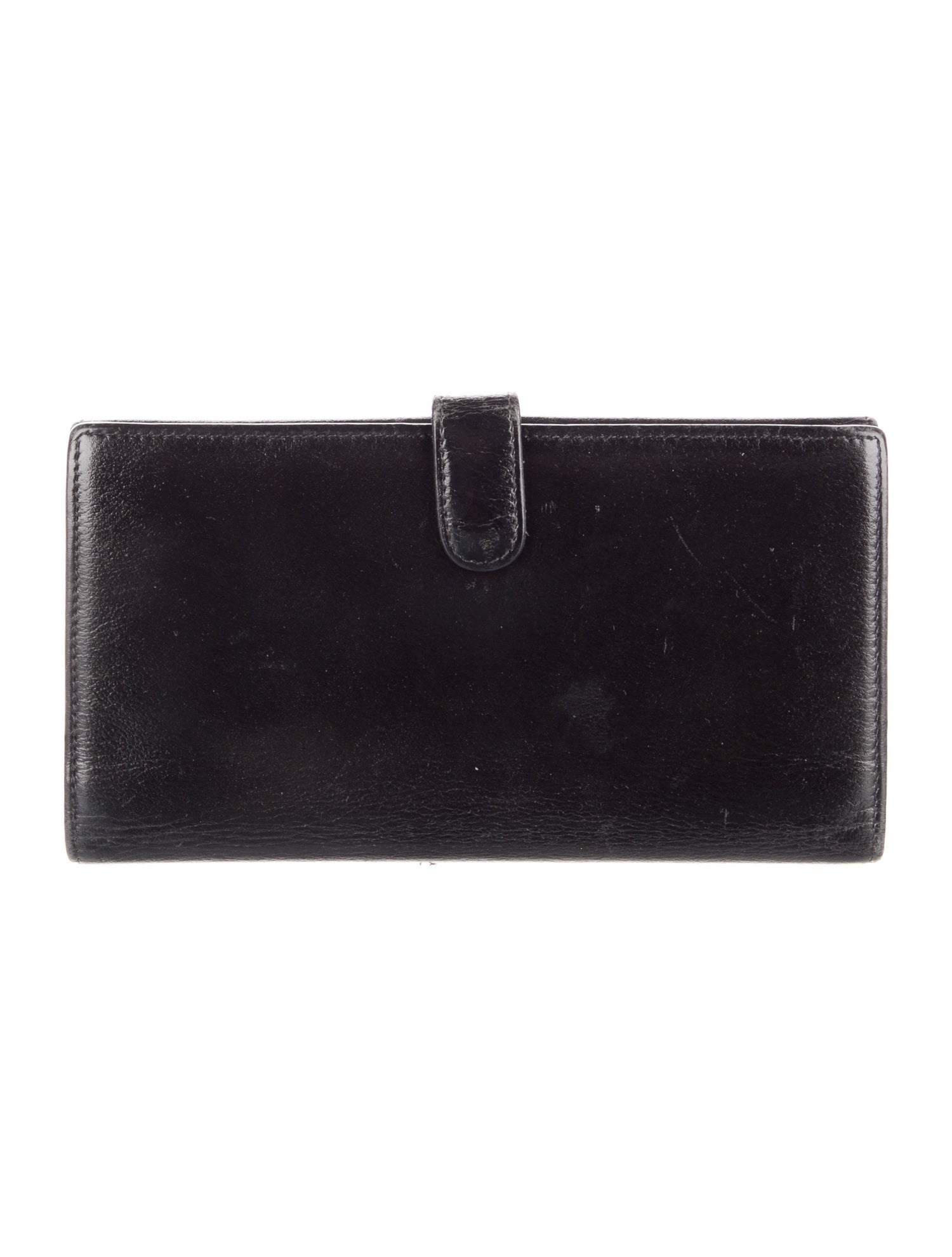 Chanel Interlocking CC Logo Leather Trifold Wallet