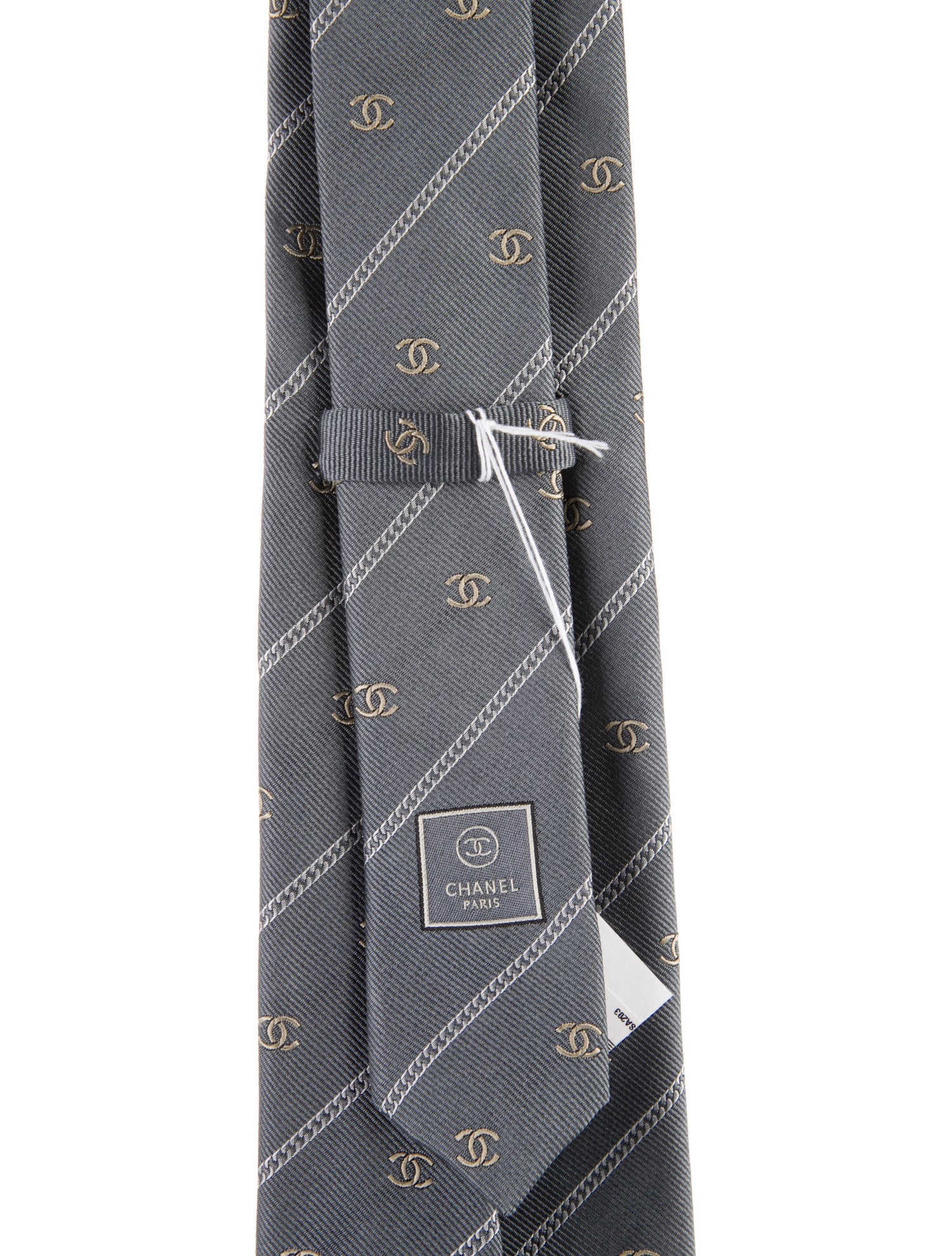 Chanel 2025 CC Silk Tie