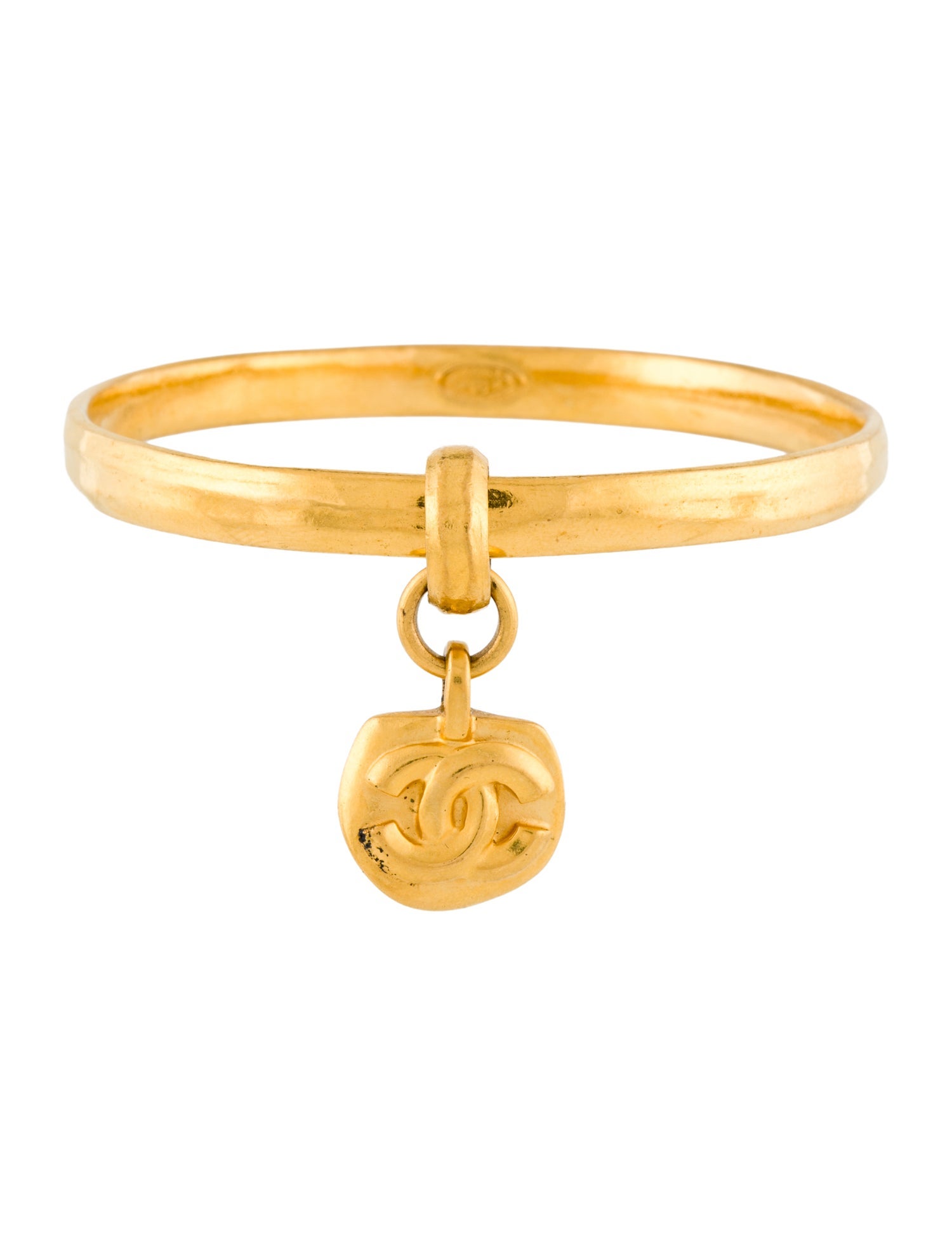 Chanel Vintage CC Charm Bangle