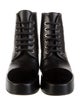 Chanel 2022 Interlocking CC Logo Combat Boots