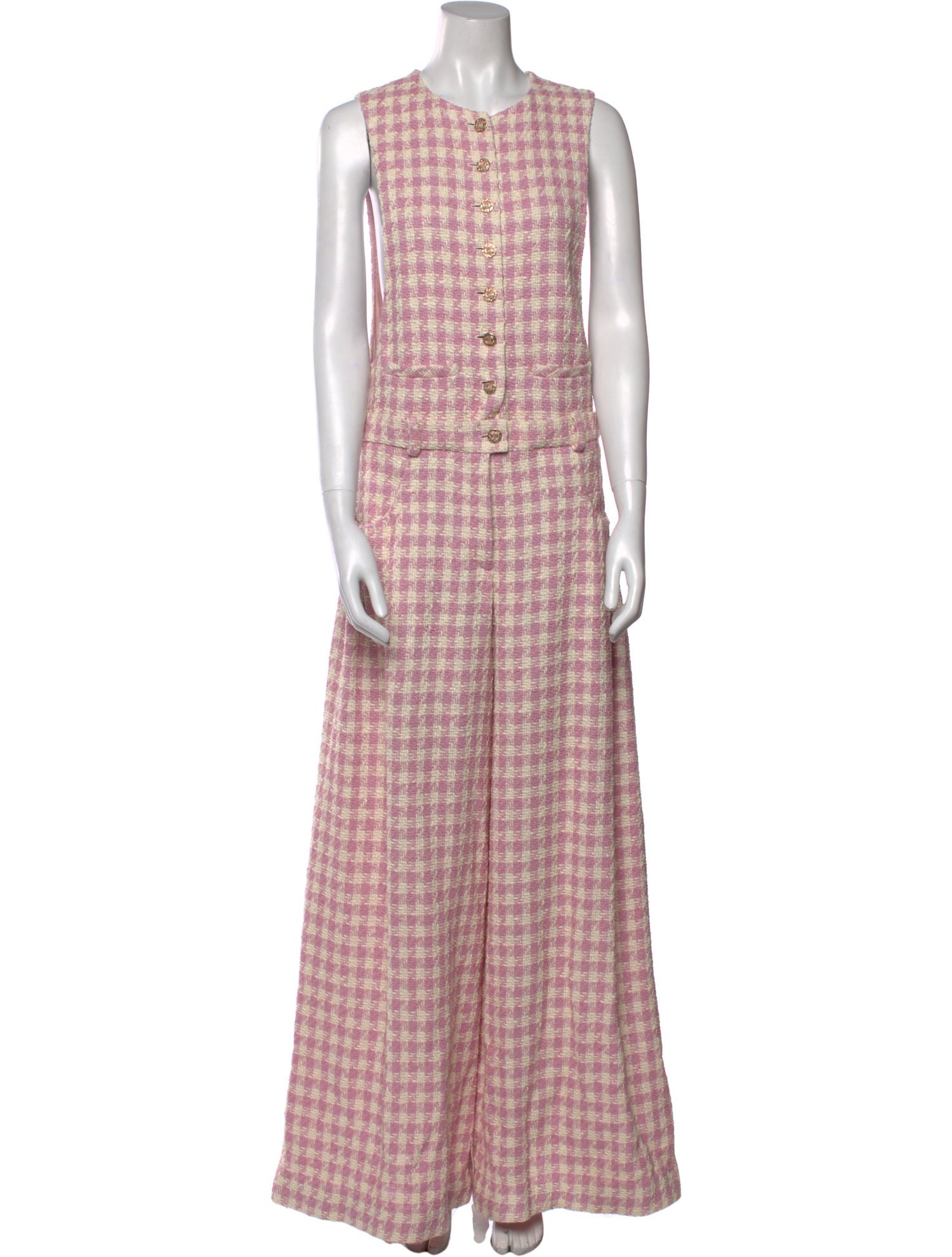 Chanel 2023 Tweed Pattern Jumpsuit w/ Tags