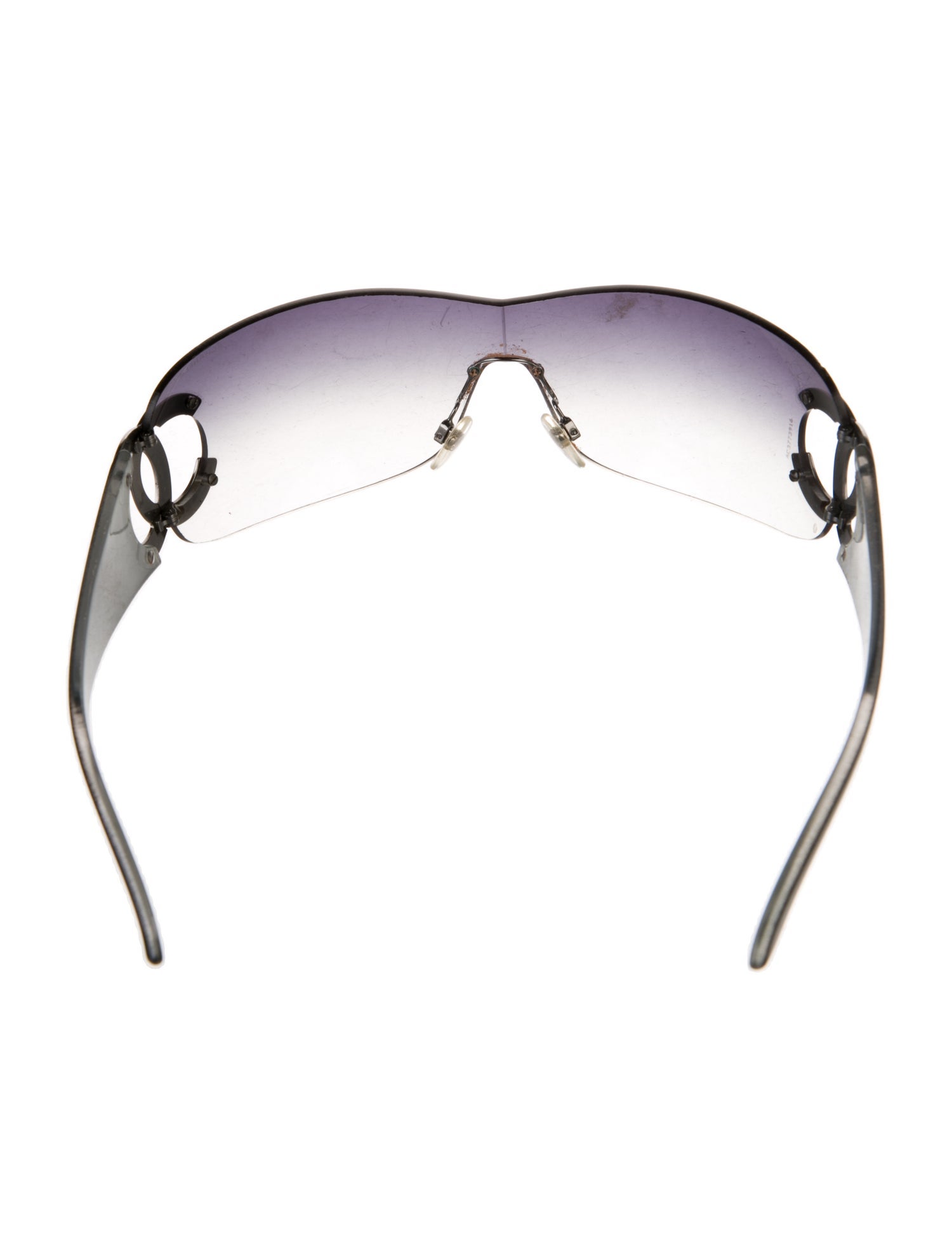 Chanel Interlocking CC Logo Shield Sunglasses