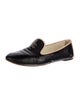 Chanel Interlocking CC Logo Leather Loafers