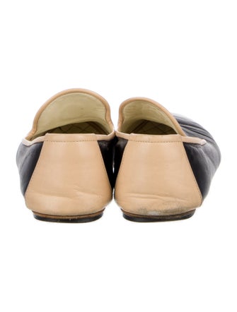 Chanel Interlocking CC Logo Leather Loafers