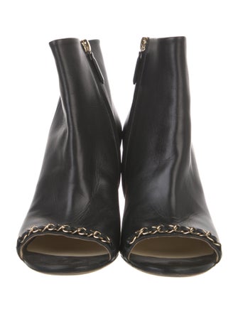 Chanel 2016 Interlocking CC Logo Boots