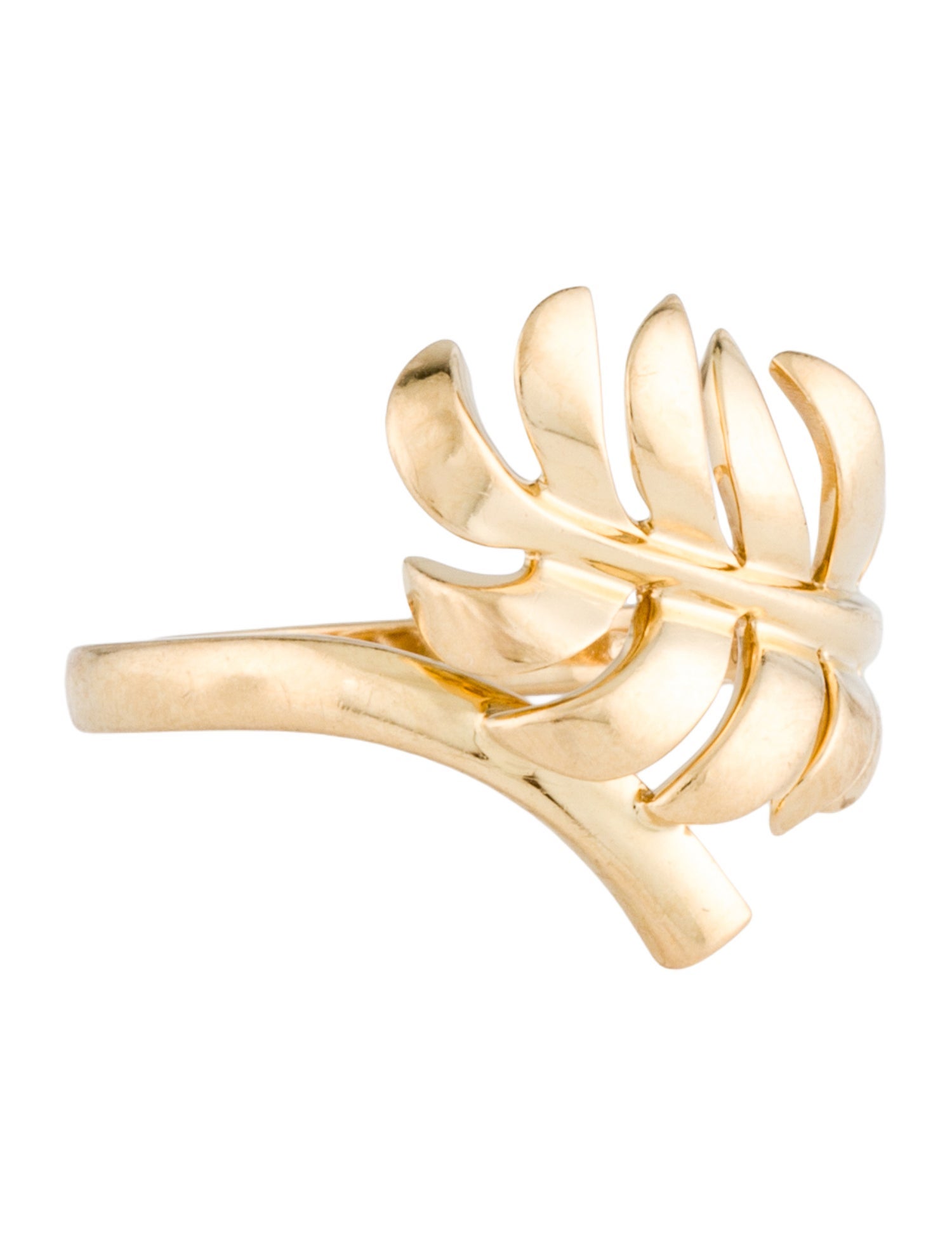 Chanel 18K 1932 Plume de Chanel Ring