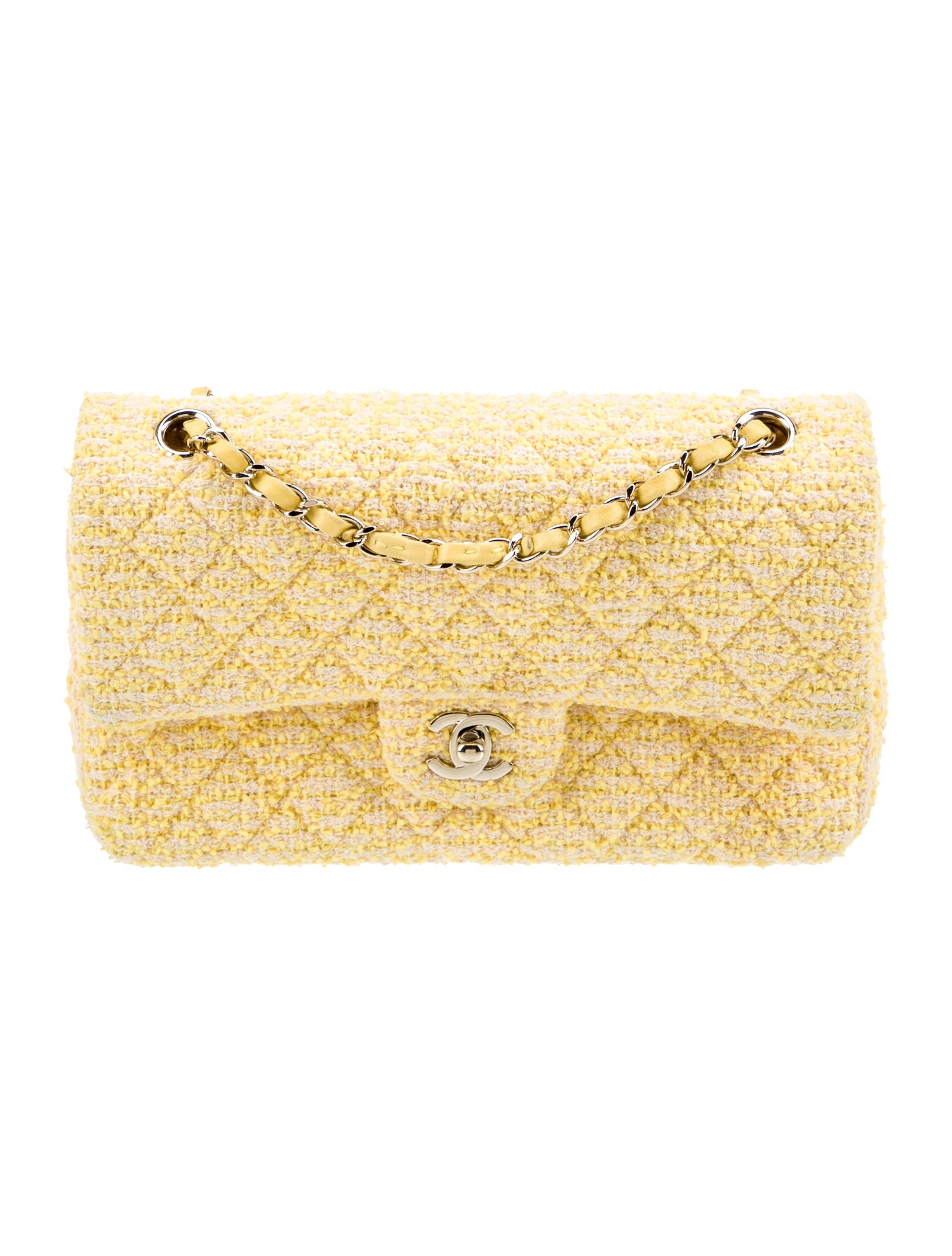 Chanel Classic Medium Tweed Double Flap Bag