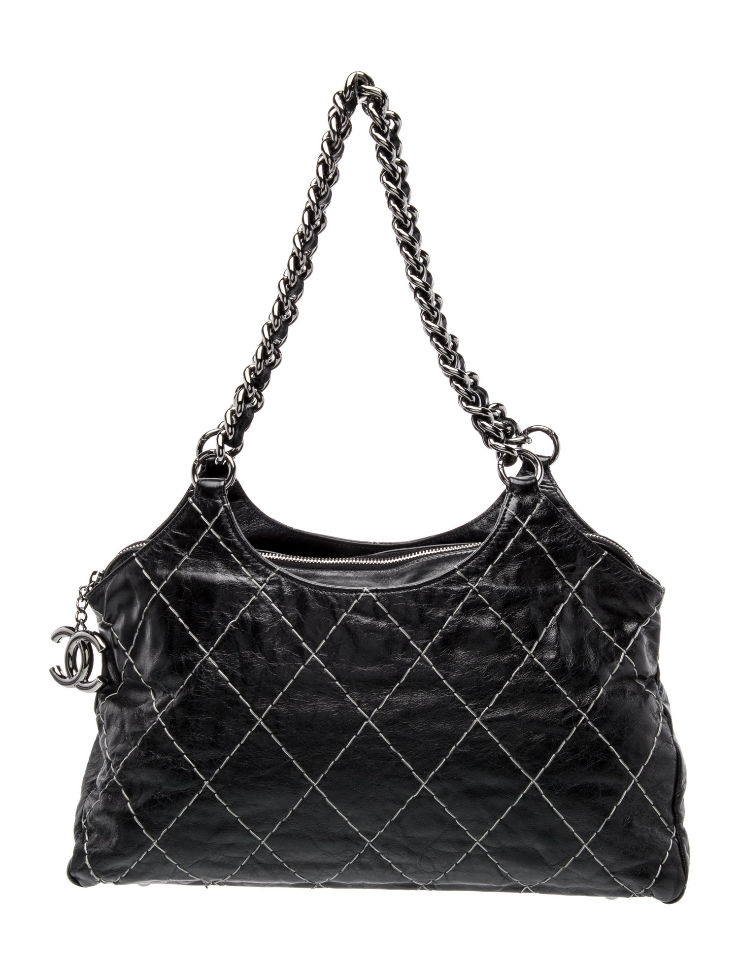 Chanel Double Stitch Shoulder Bag