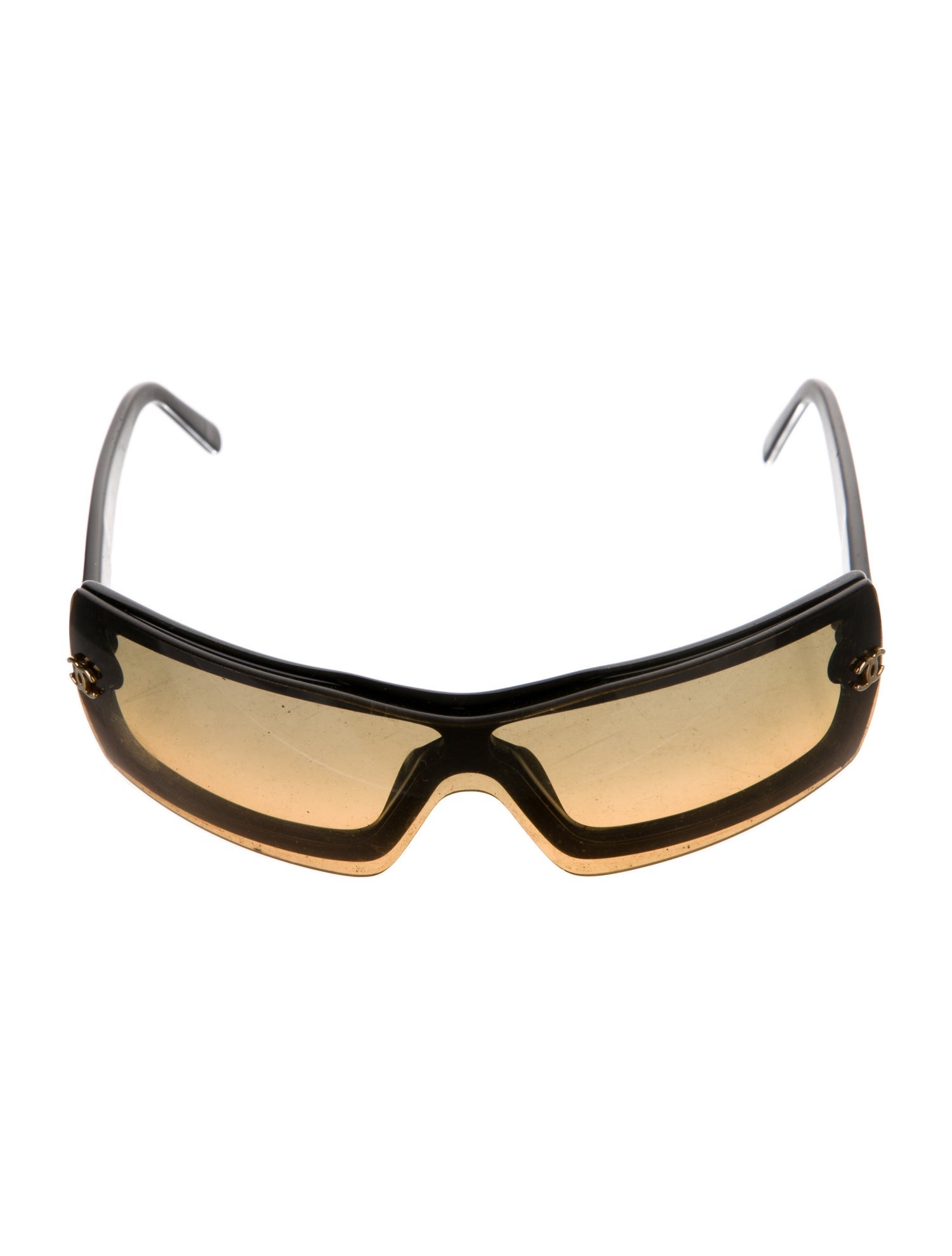 Chanel Interlocking CC Logo Shield Sunglasses