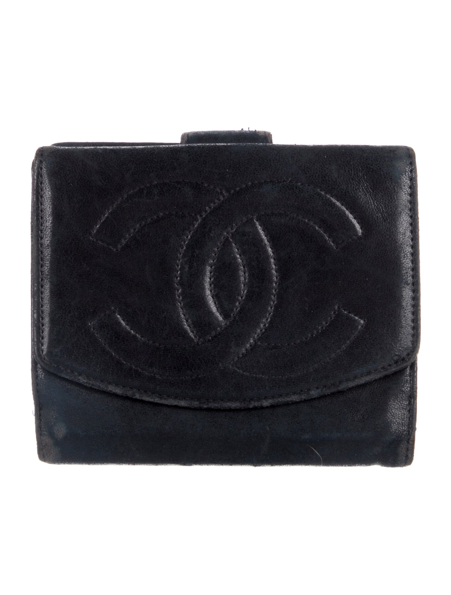 Chanel 1996-1997 Interlocking CC Logo French Purse