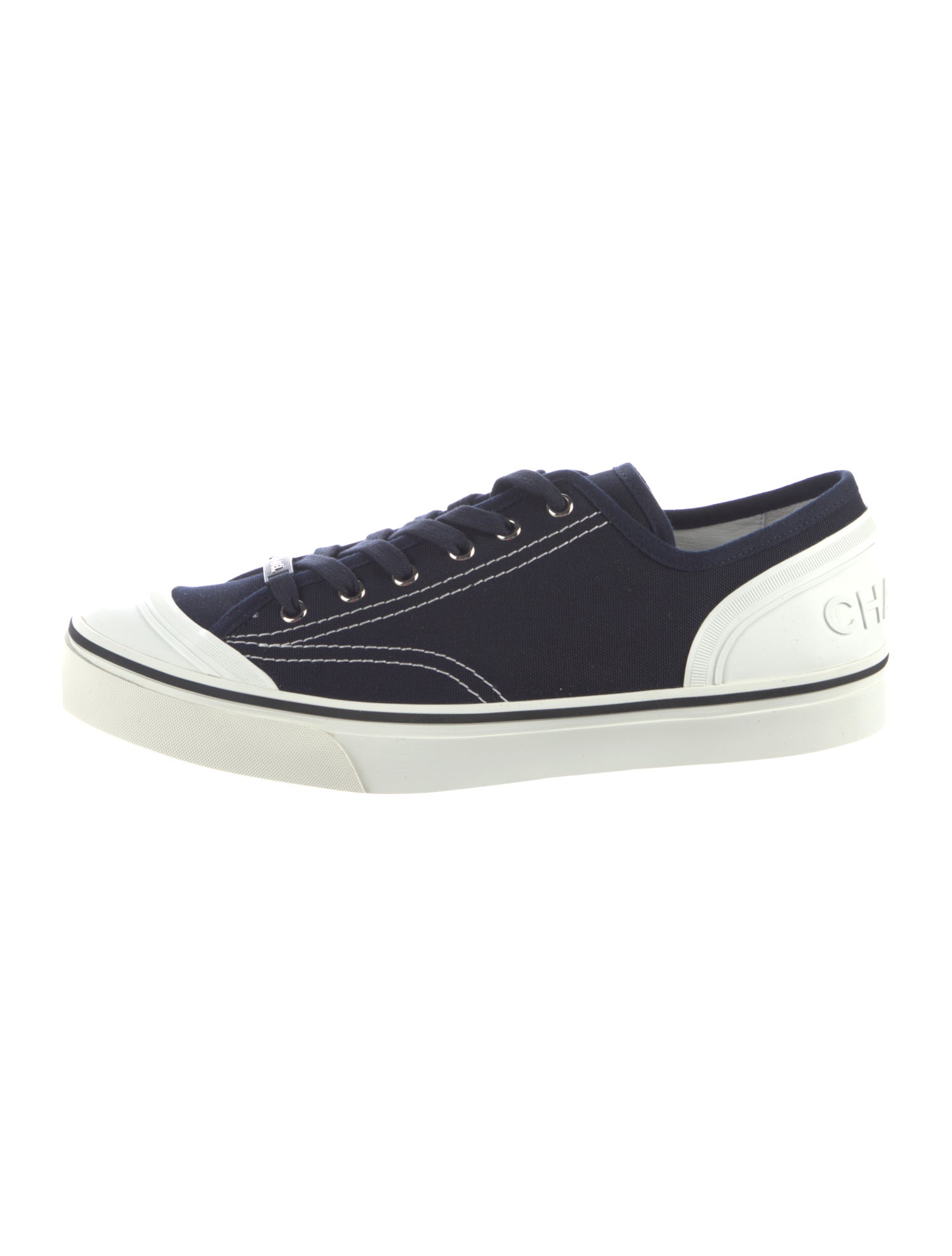 Chanel Canvas Colorblock Pattern Sneakers