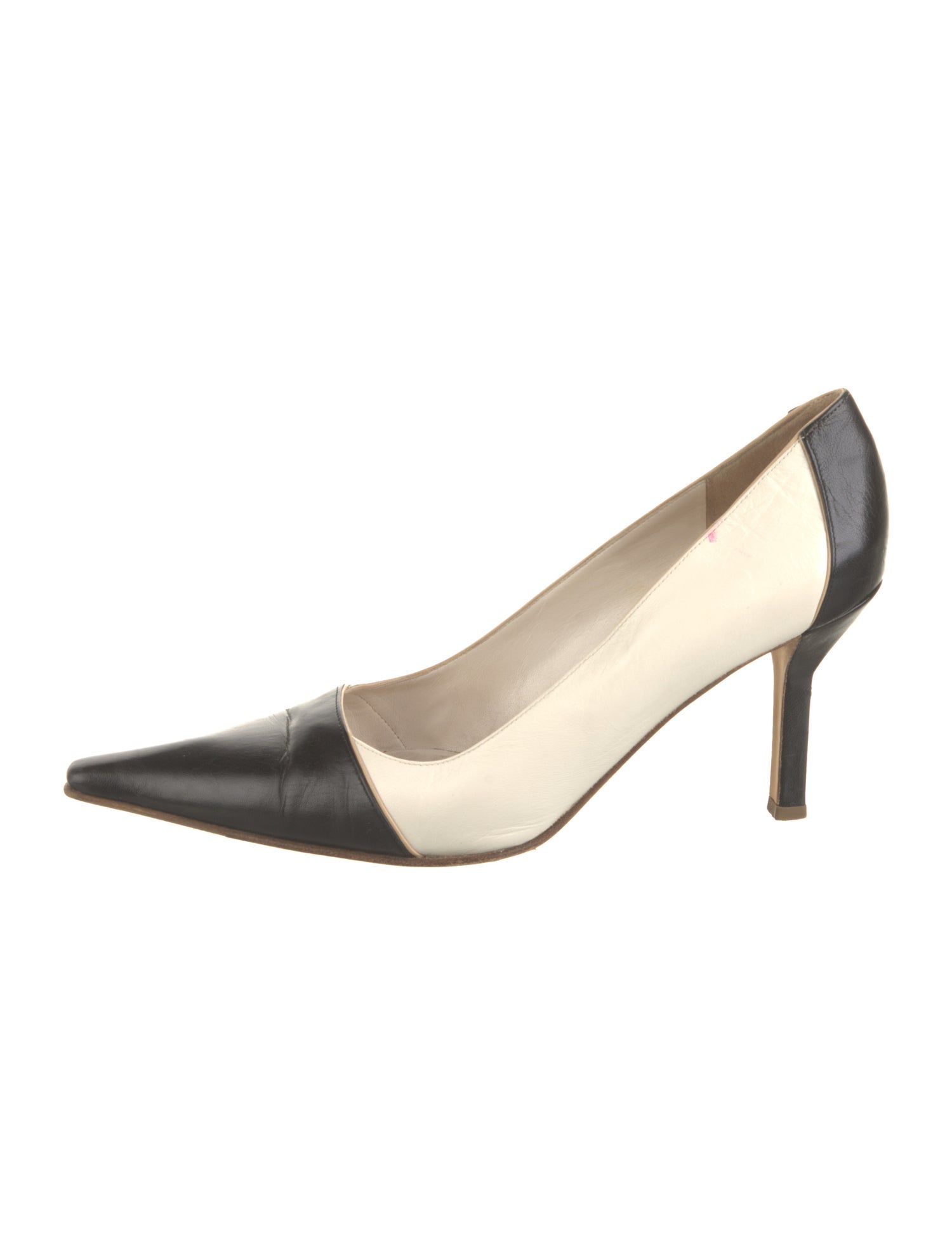 Chanel Interlocking CC Logo Leather Pumps