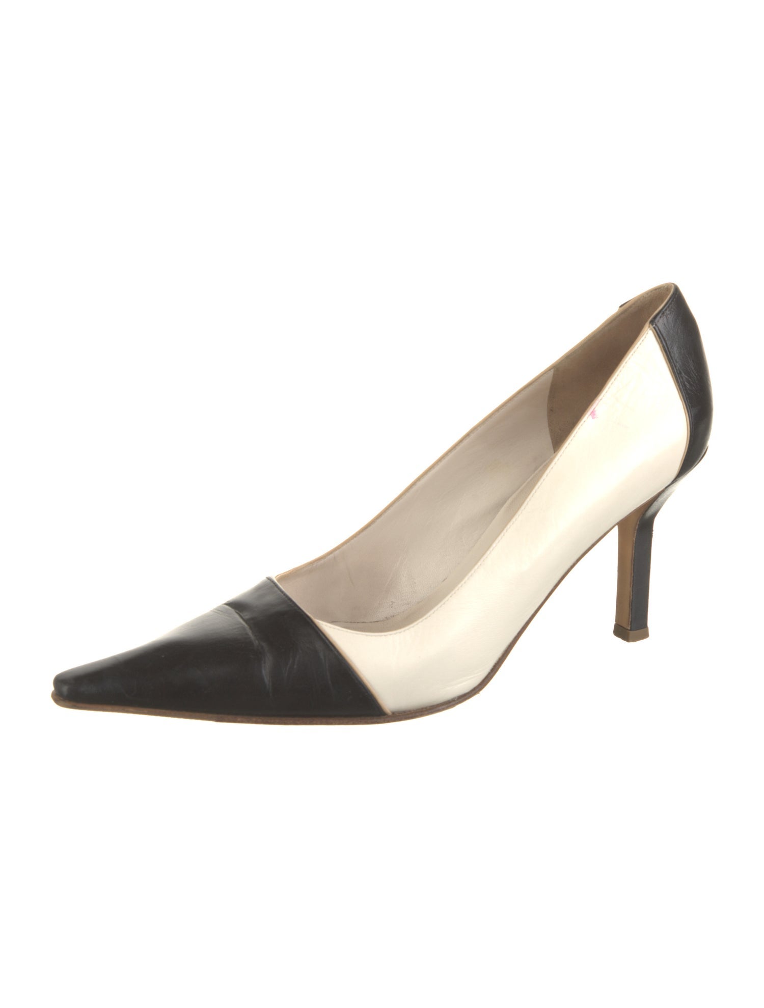 Chanel Interlocking CC Logo Leather Pumps