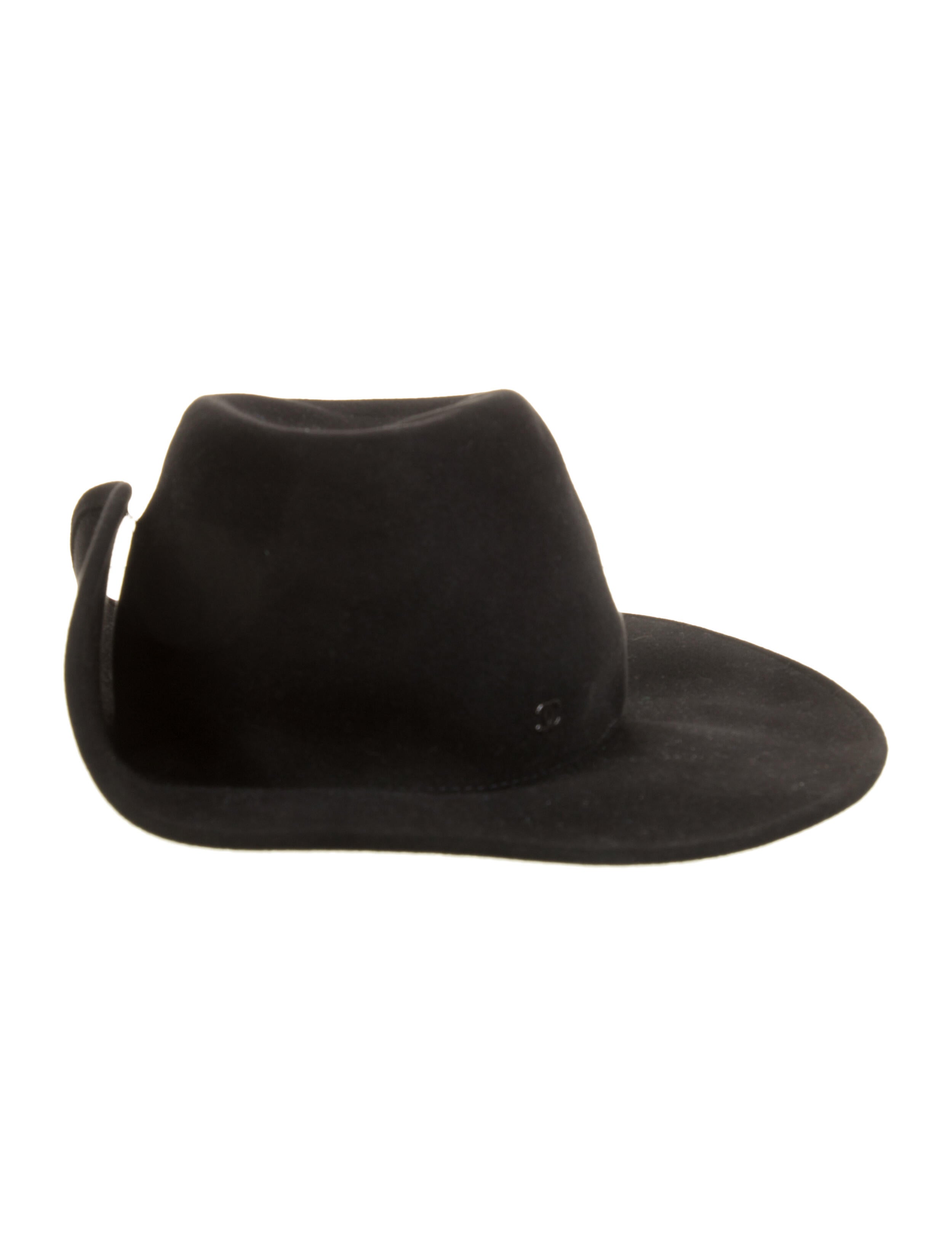Chanel CC Felt Cowboy Hat
