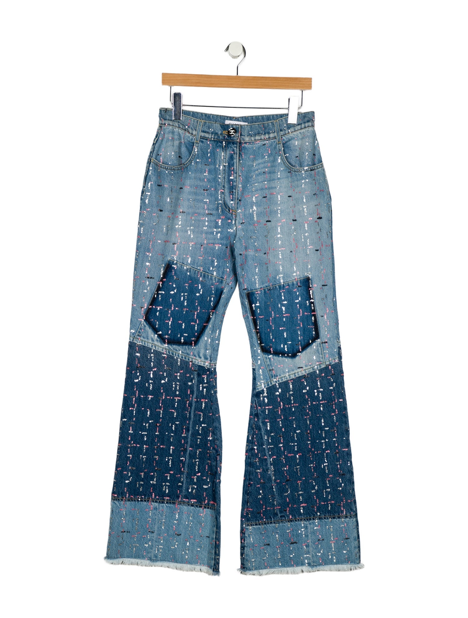 Chanel 2023 Wide Leg Jeans