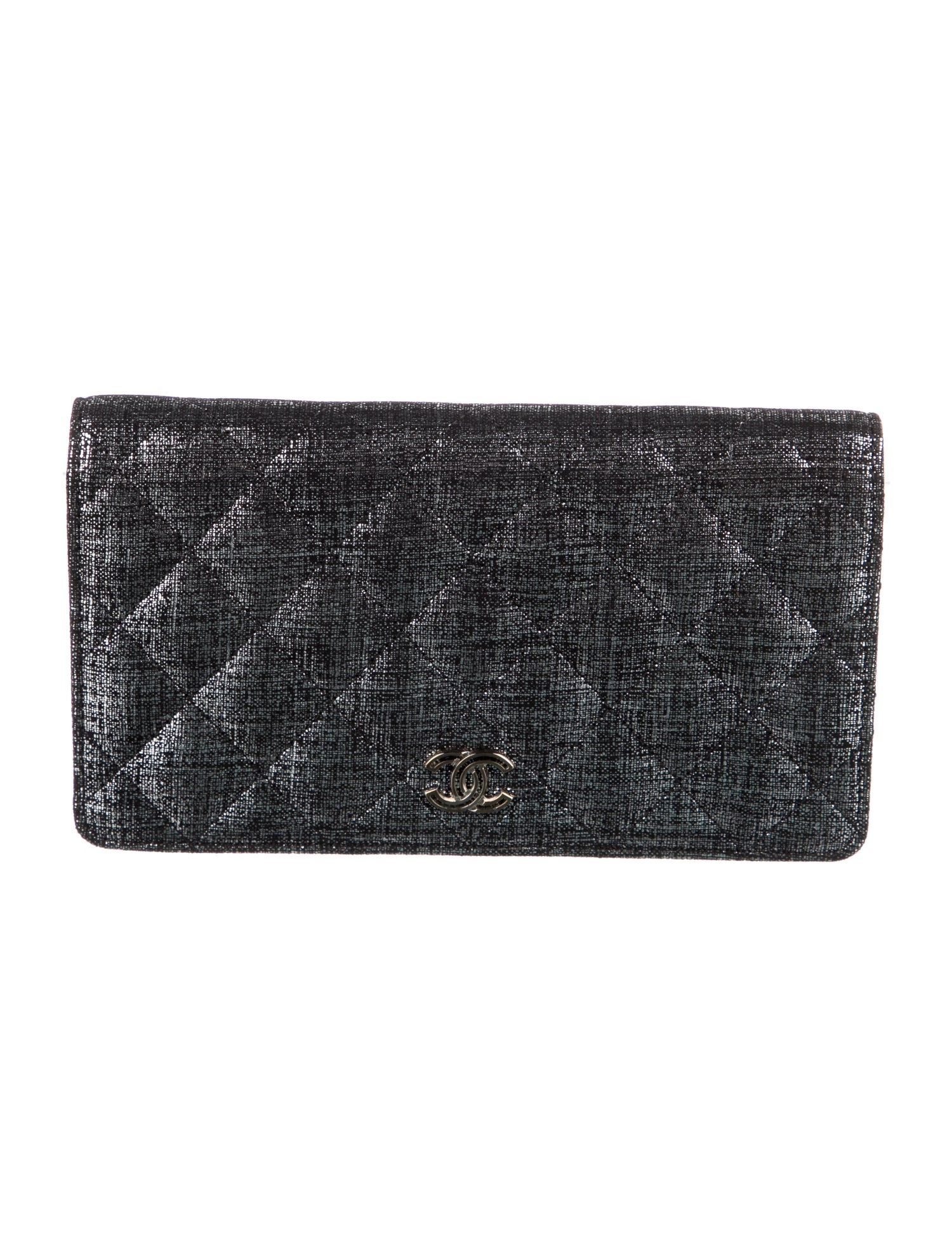 Chanel 2013-2014 Interlocking CC Logo Continental Wallet