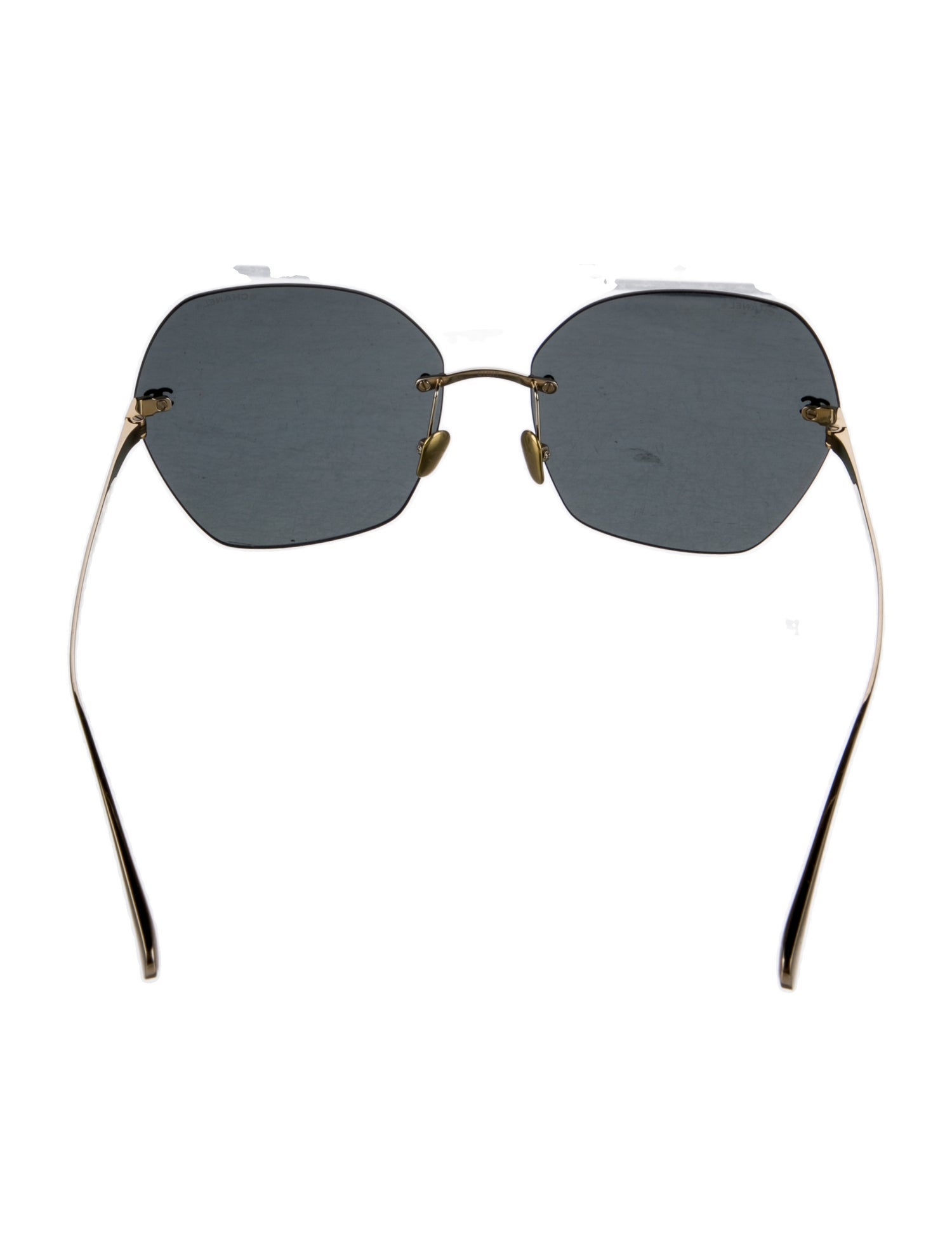 Chanel Interlocking CC Logo Oversize Sunglasses