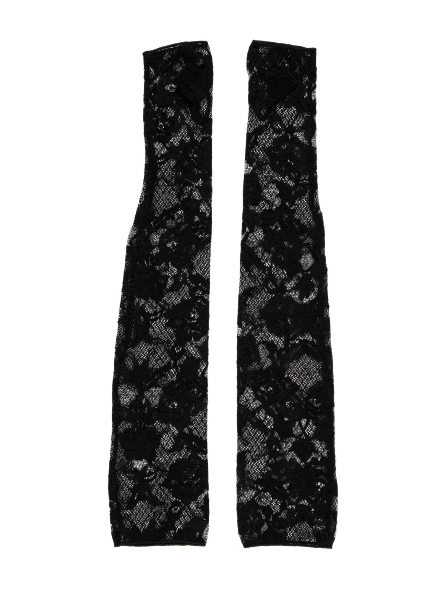 Chanel Lace Fingerless Gloves