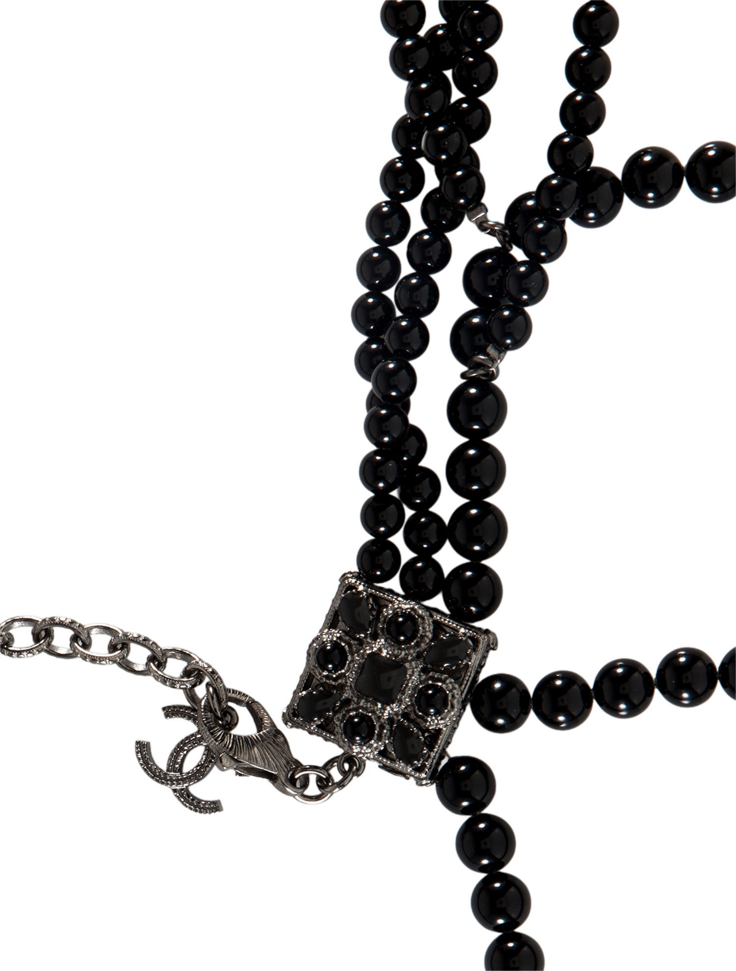 Chanel Resin Brasserie Gabrielle Sweater Necklace