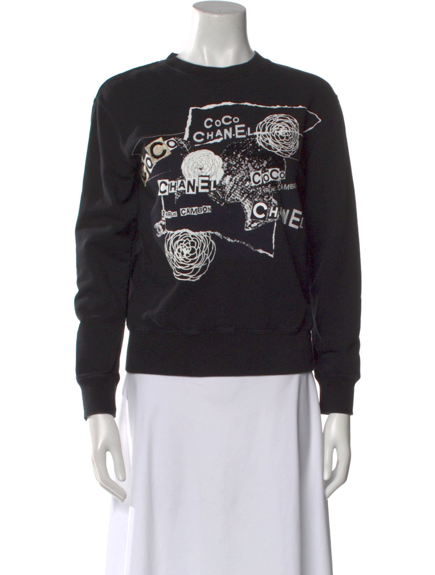 Chanel 2020 Graphic Print Sweatshirt