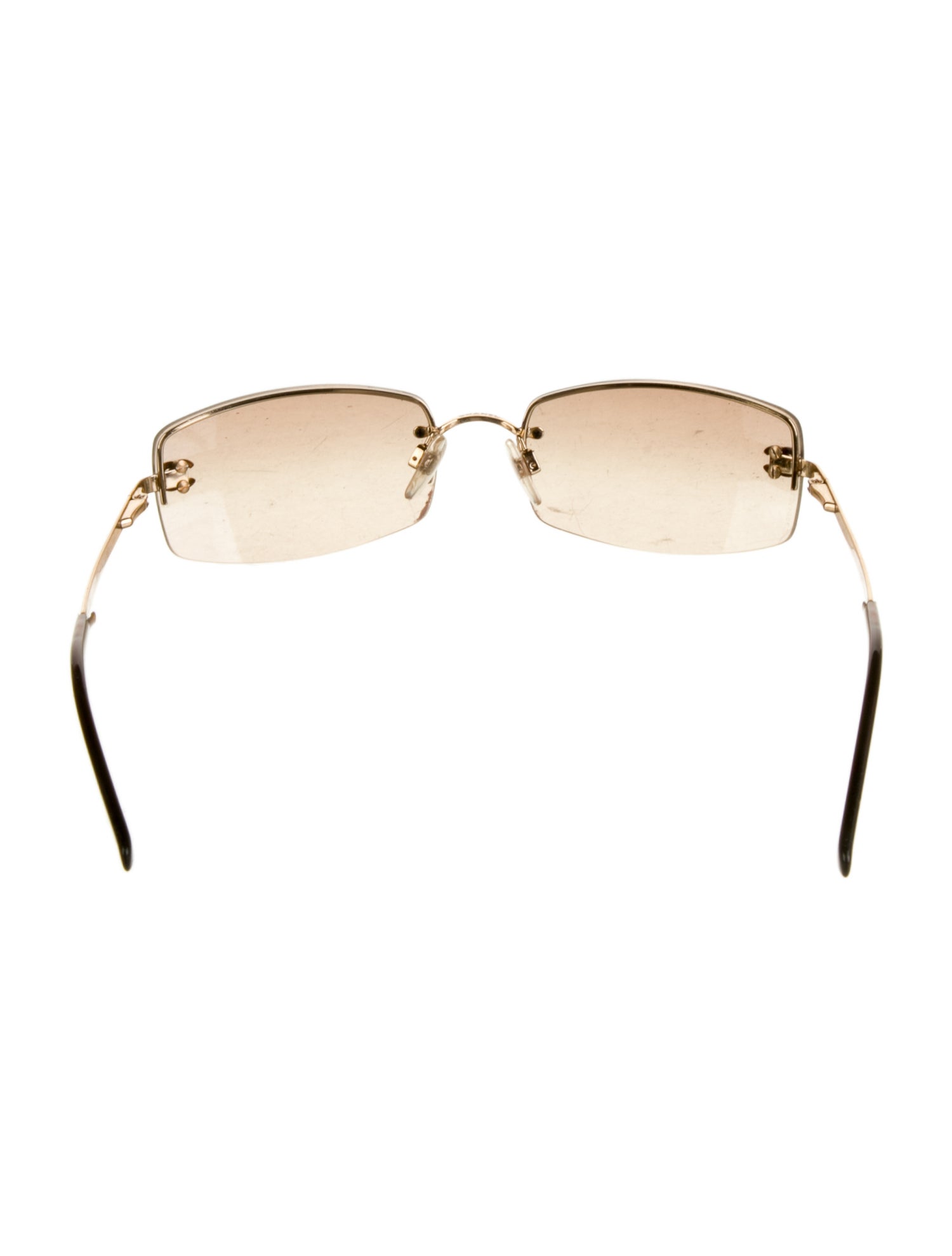 Chanel Interlocking CC Logo Square Sunglasses