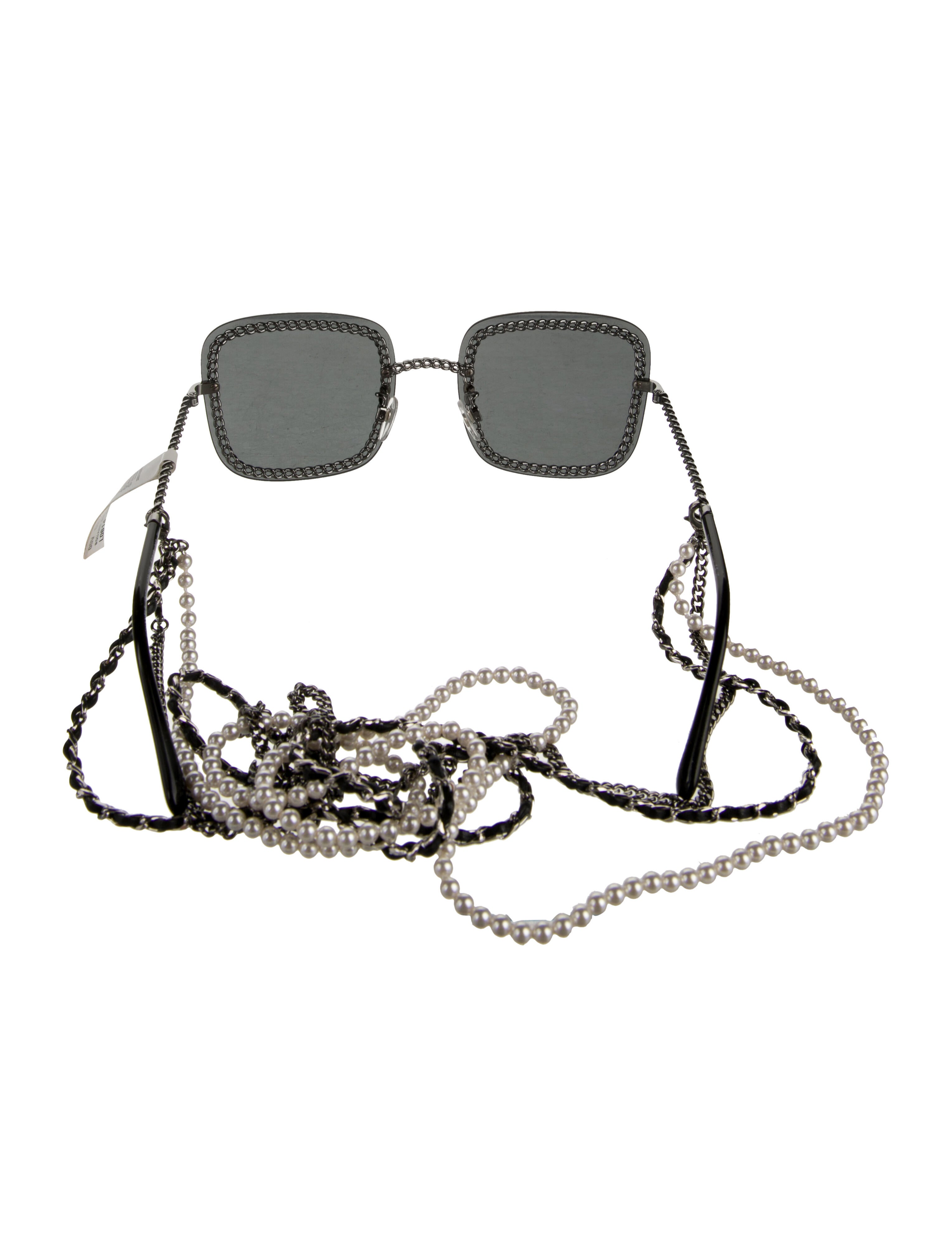 Chanel Interlocking CC Logo Square Sunglasses