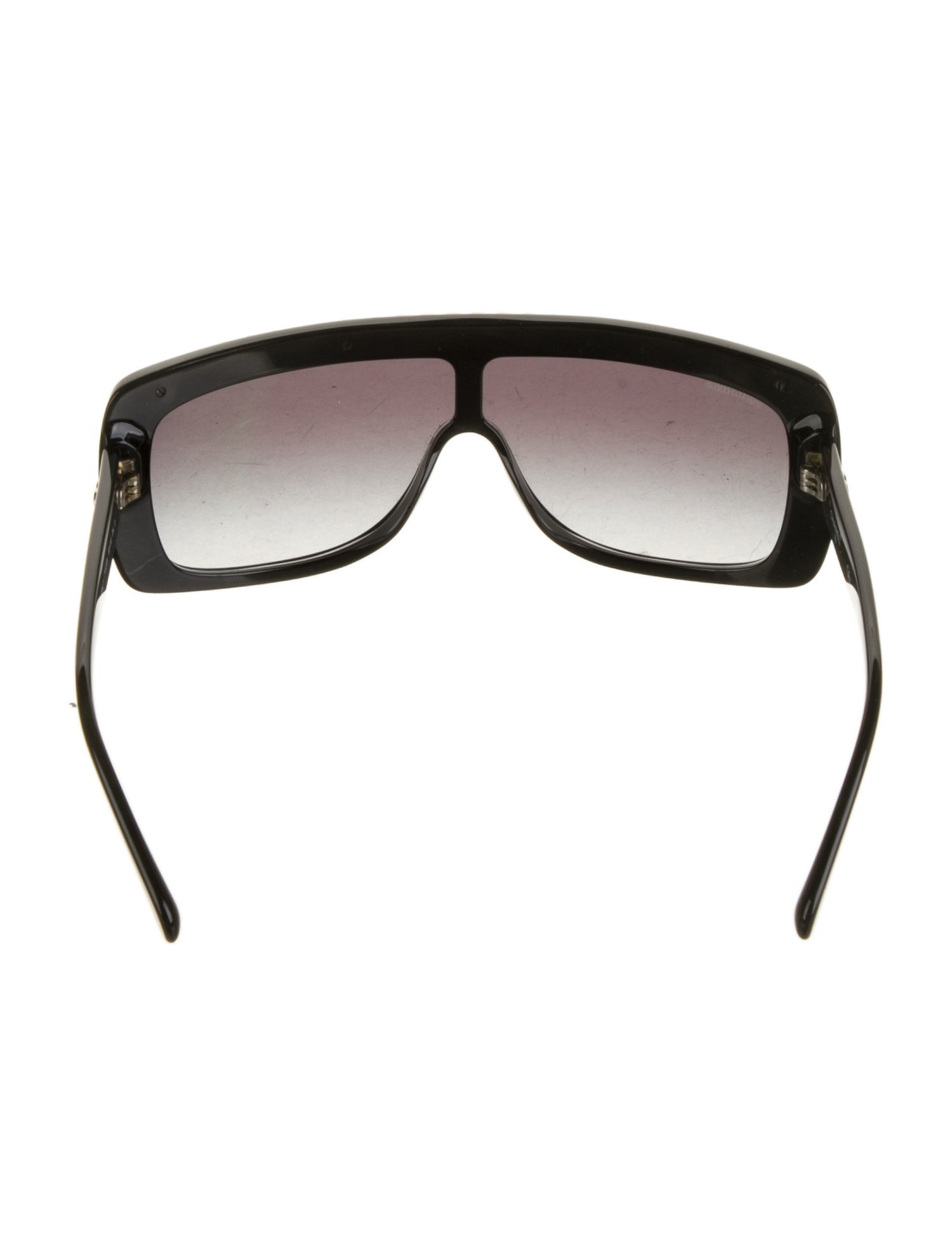 Chanel Chain-Link Accent Shield Sunglasses