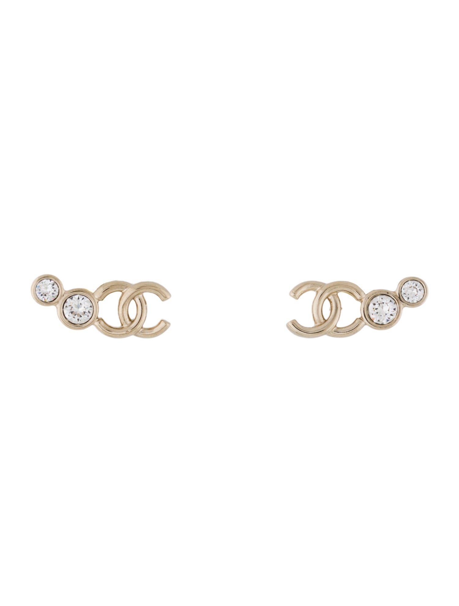 Chanel 2024 Strass CC Earrings
