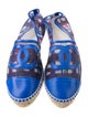 Chanel Interlocking CC Logo Mesh Espadrilles