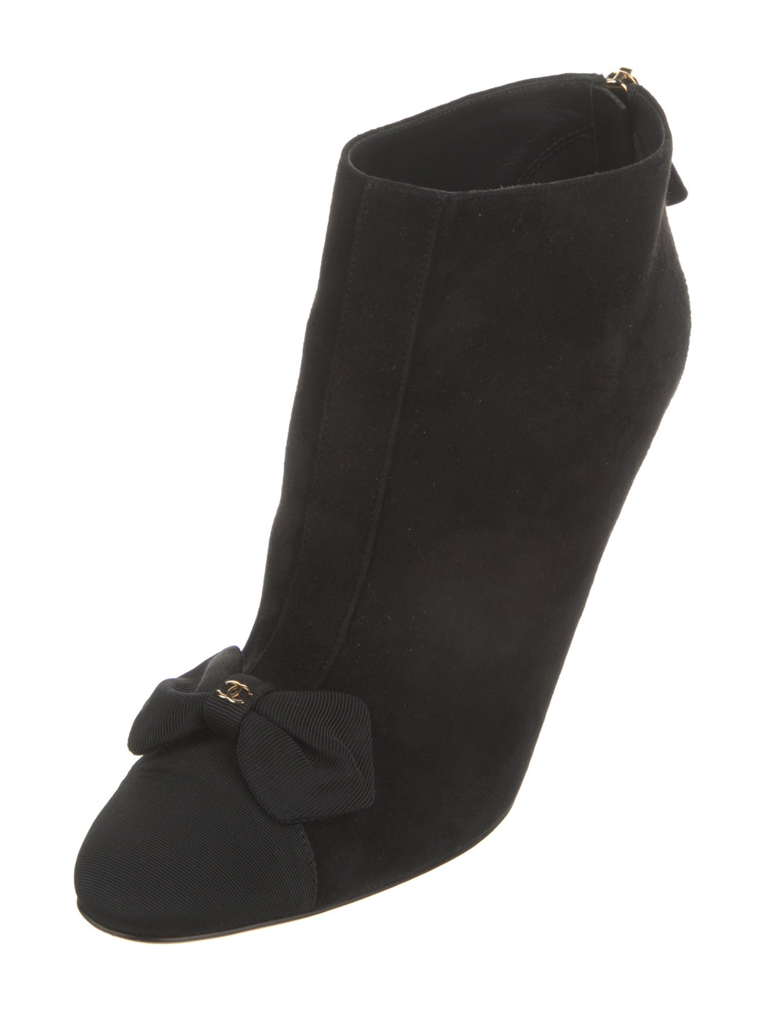 Chanel 2015 Interlocking CC Logo Boots