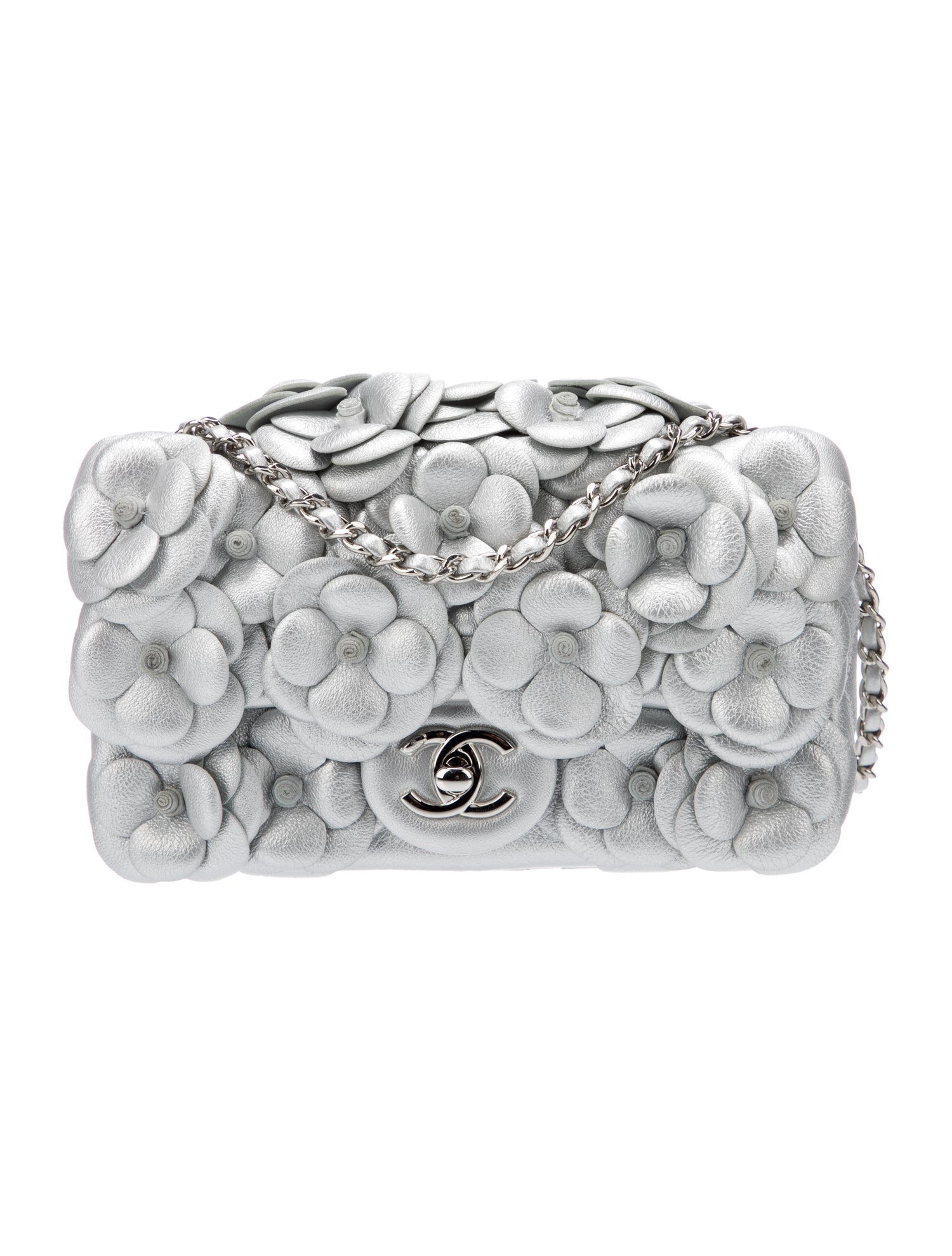 Chanel Mini Around Camellias Flap Bag