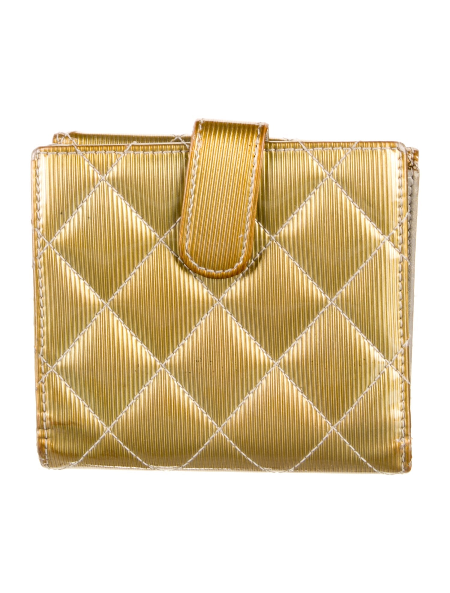 Chanel 2012 Interlocking CC Logo French Purse