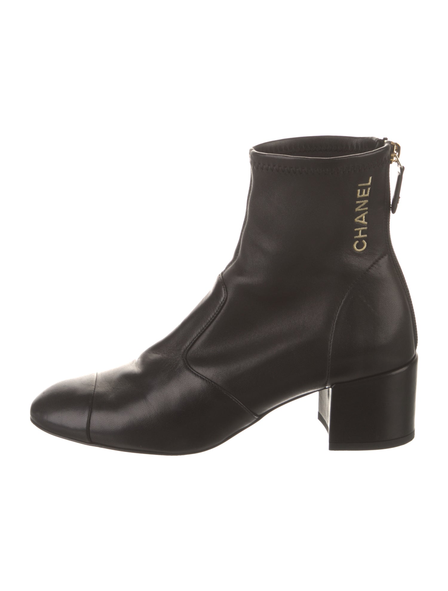Chanel 2022 Interlocking CC Logo Boots